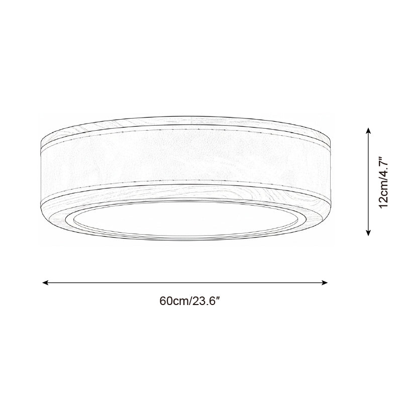 Orymir Minimalist Wood Ceiling Lamp