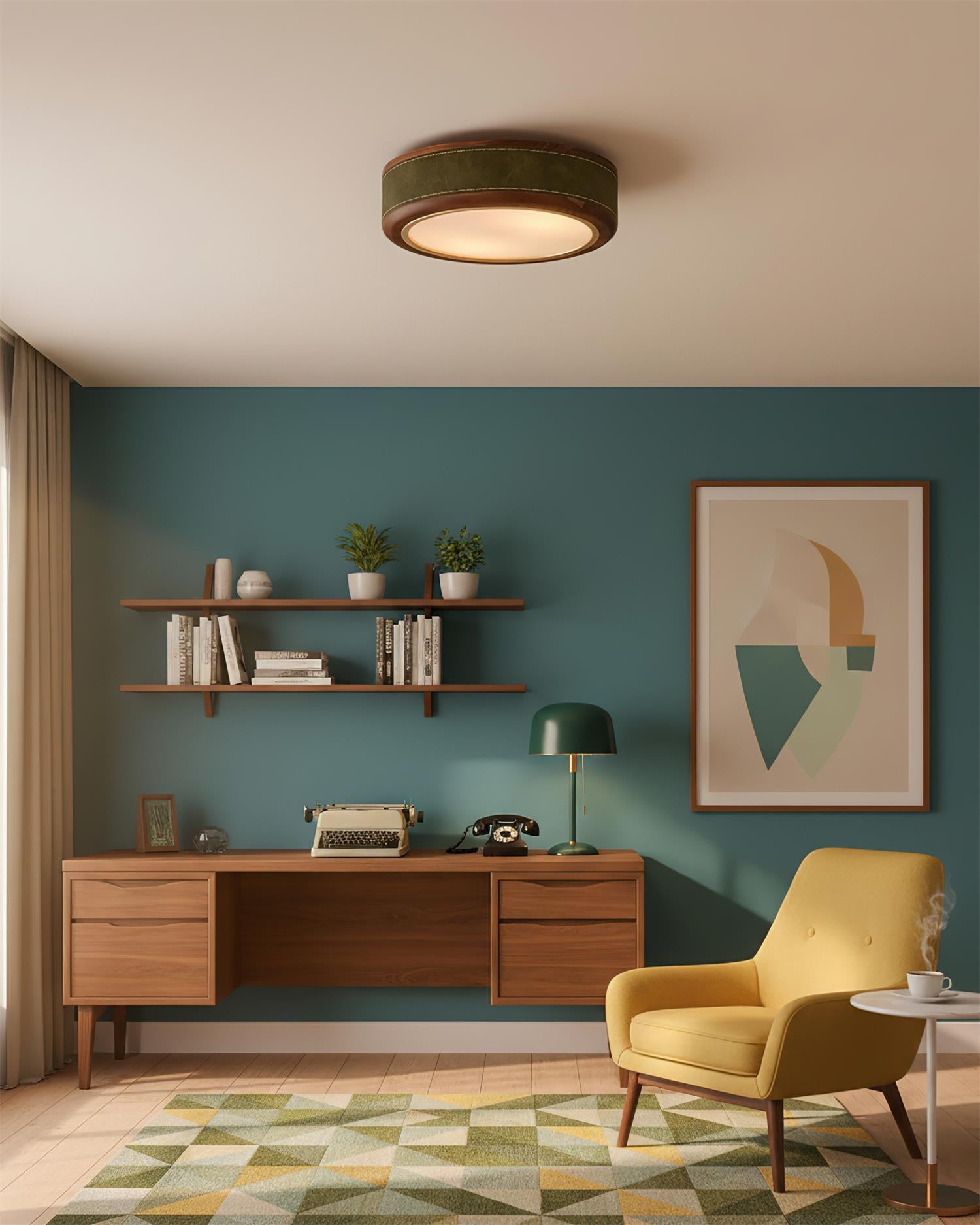 Orymir Minimalist Wood Ceiling Lamp