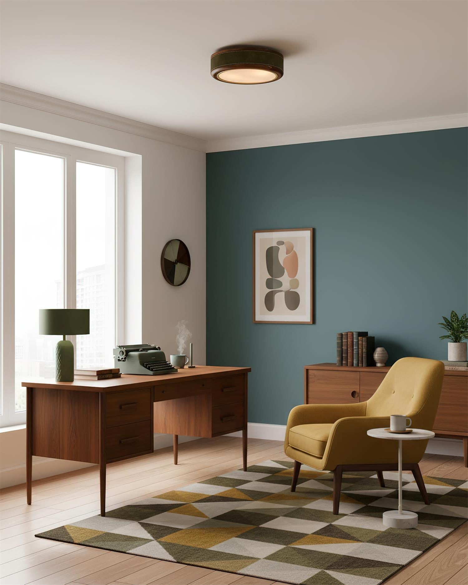 Orymir Minimalist Wood Ceiling Lamp