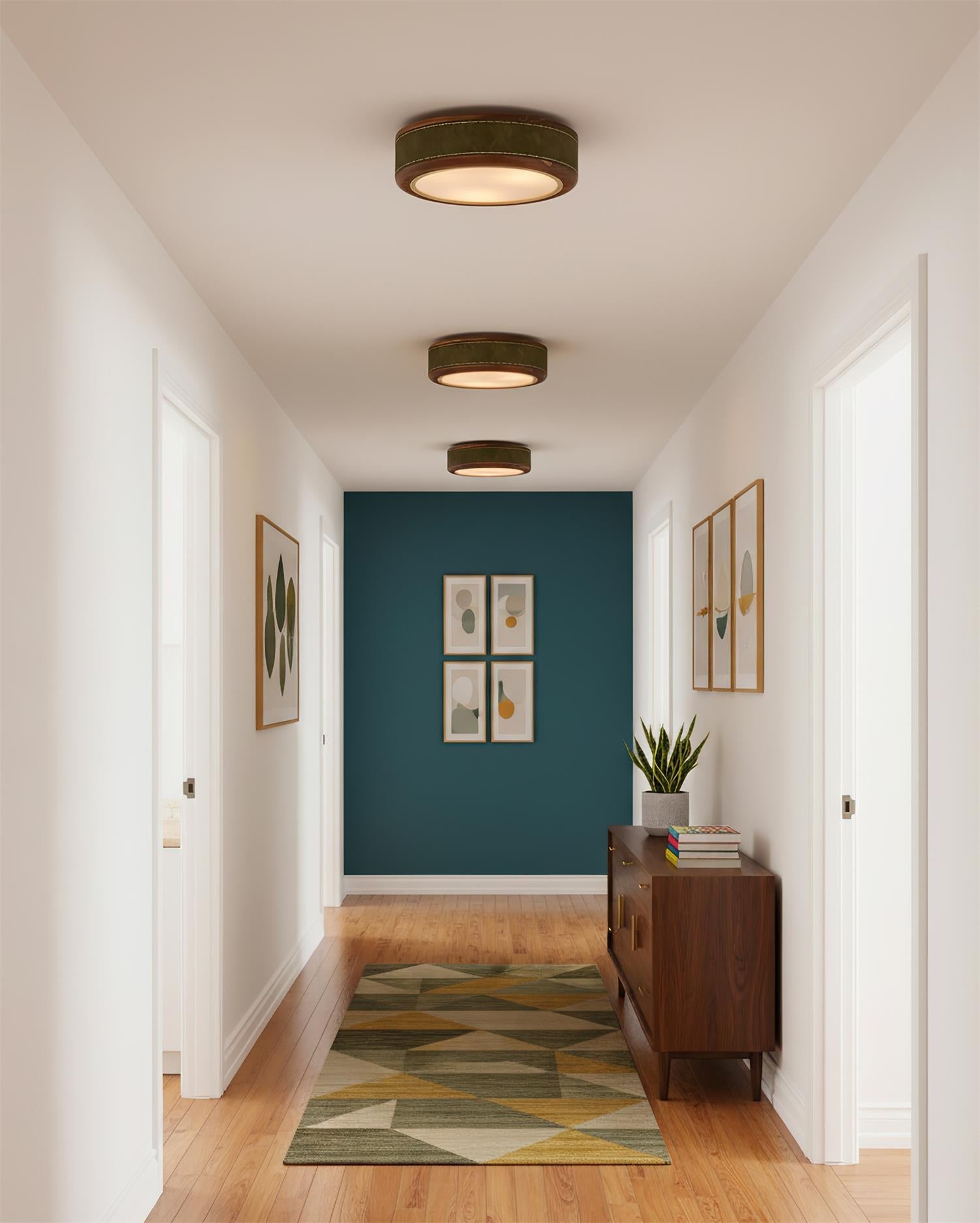 Orymir Minimalist Wood Ceiling Lamp
