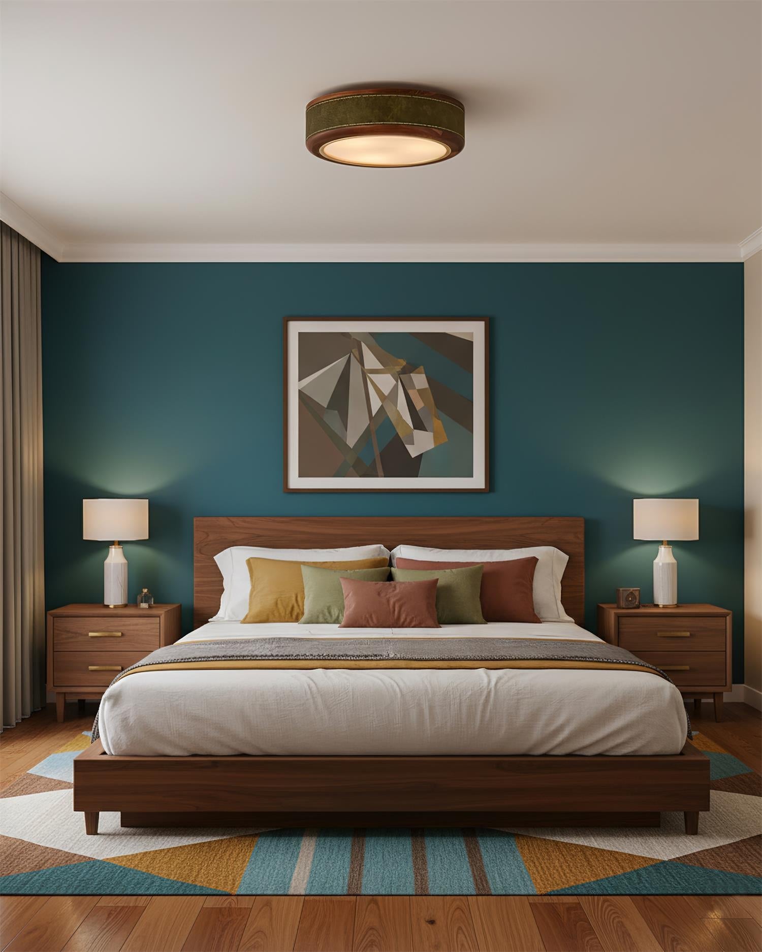 Orymir Minimalist Wood Ceiling Lamp
