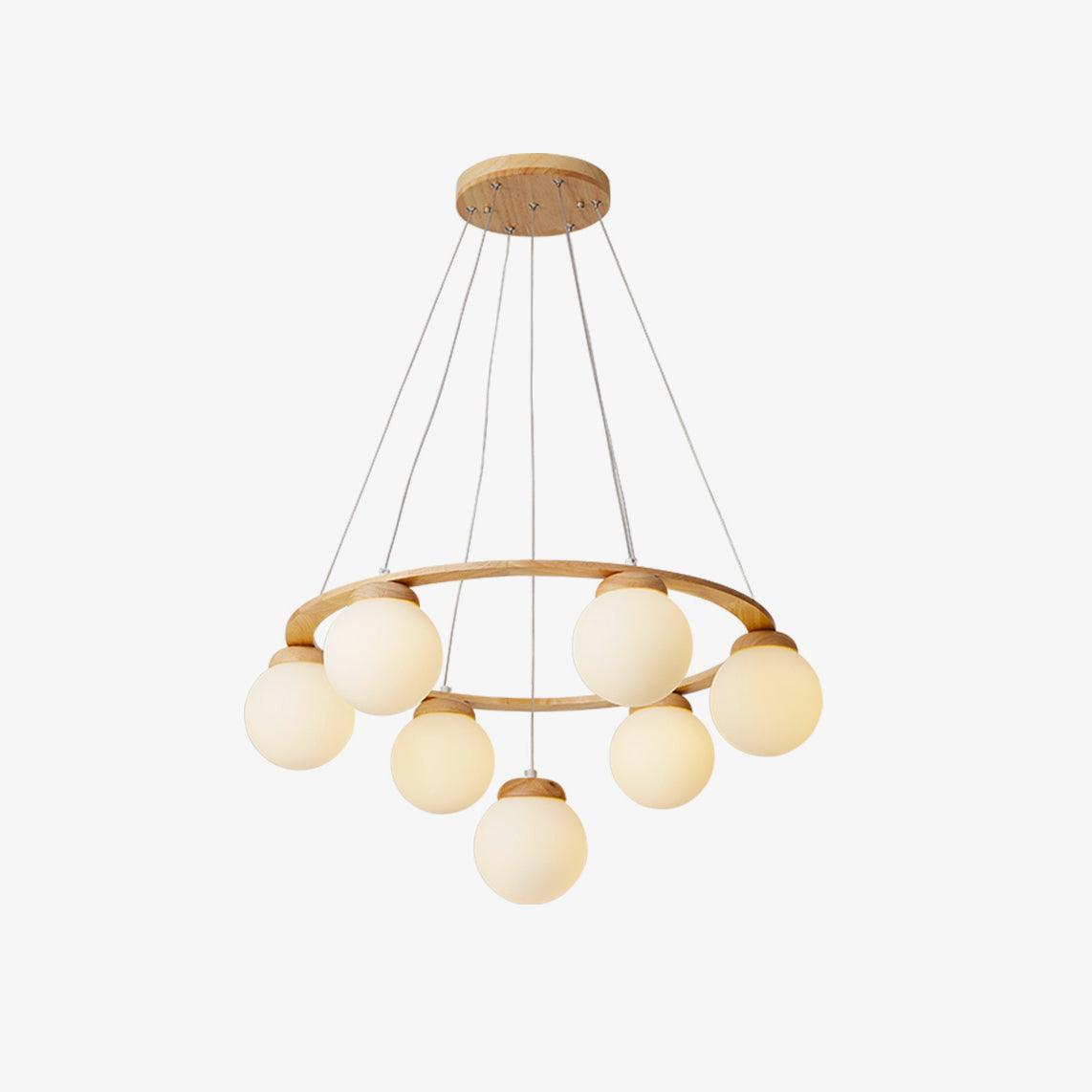 Miira Wood Chandelier - Blowlighting