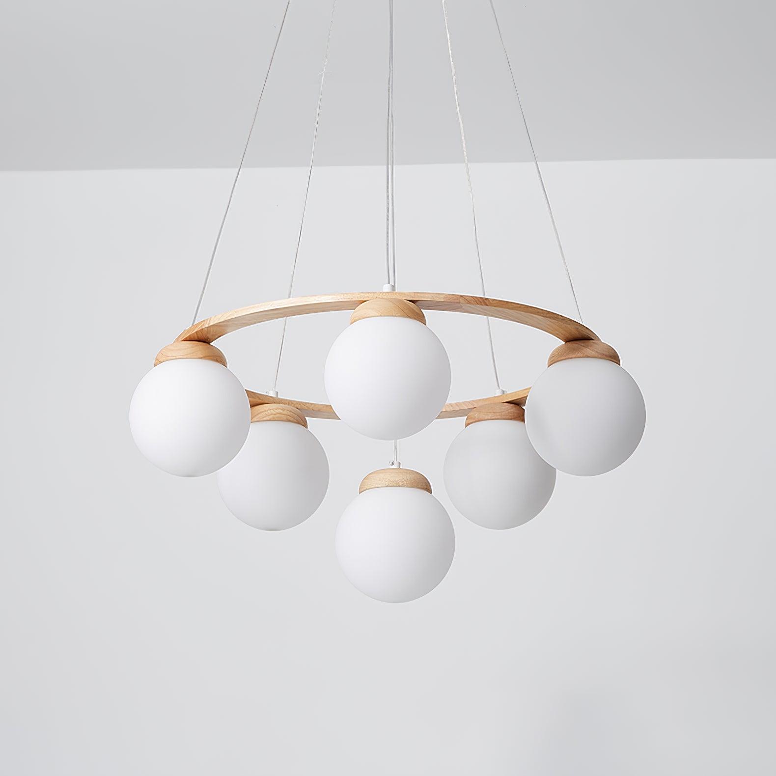 Miira Wood Chandelier - Blowlighting