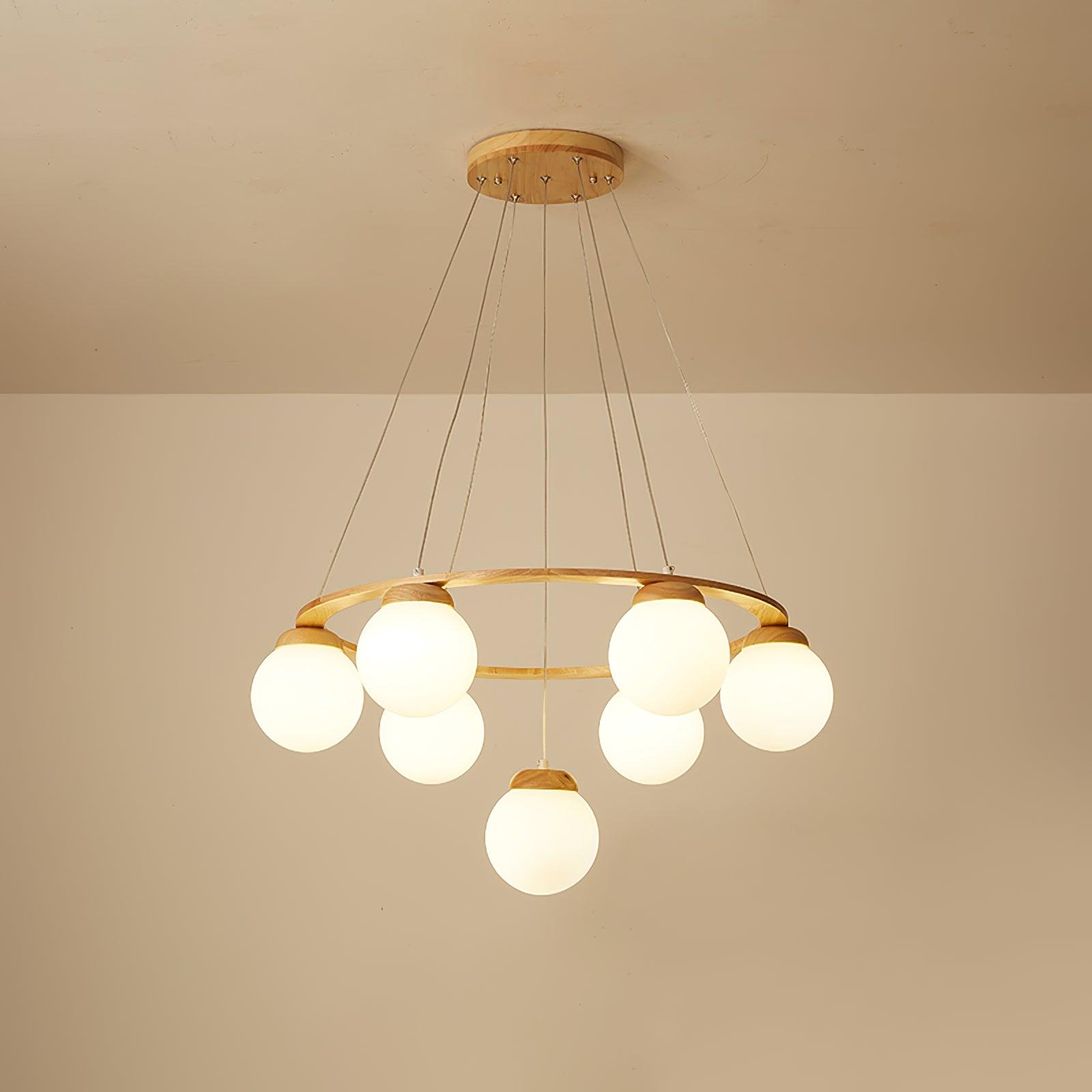 Miira Wood Chandelier - Blowlighting