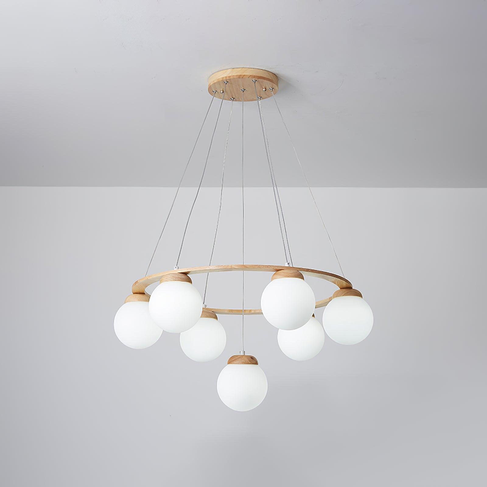Miira Wood Chandelier - Blowlighting