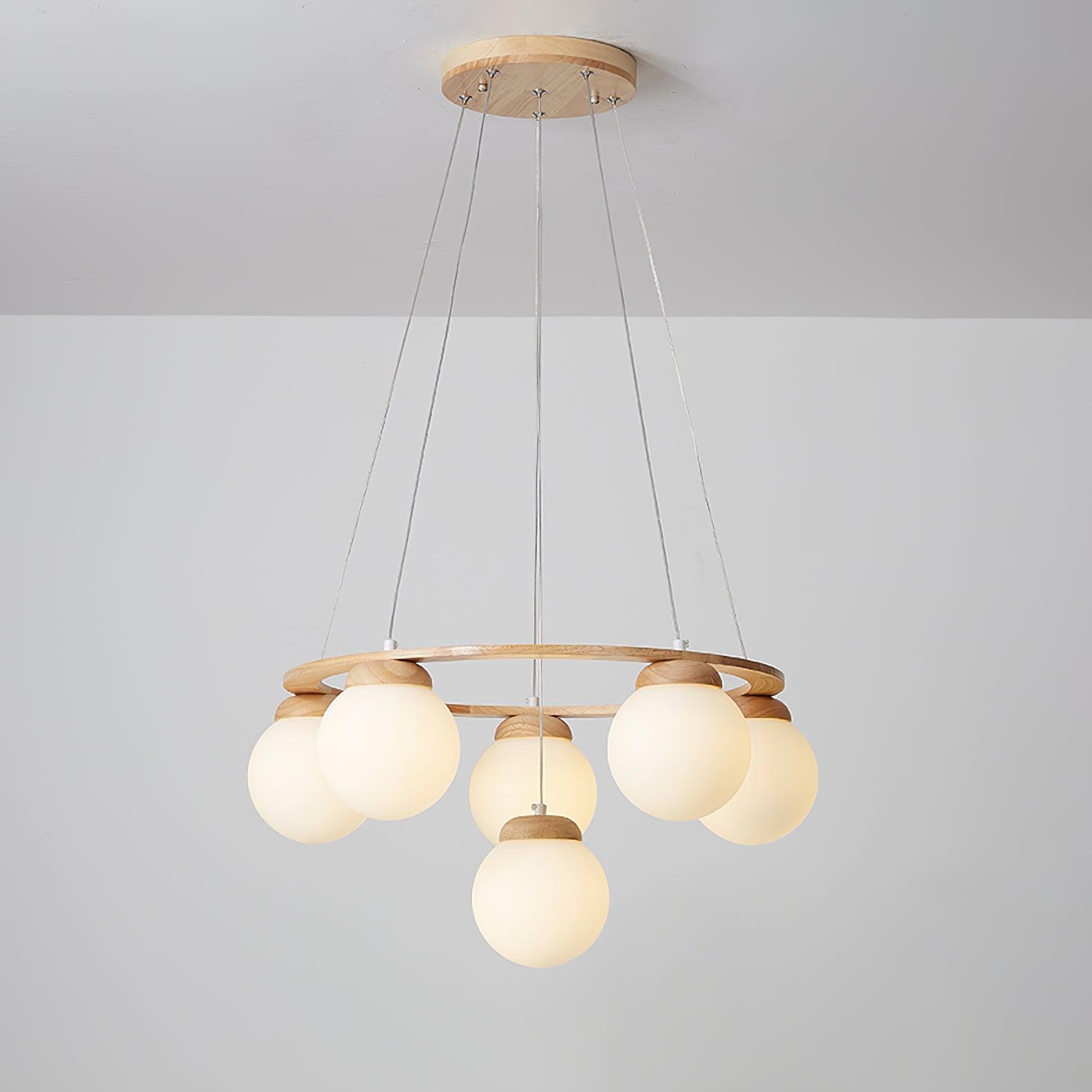 Miira Wood Chandelier - Blowlighting