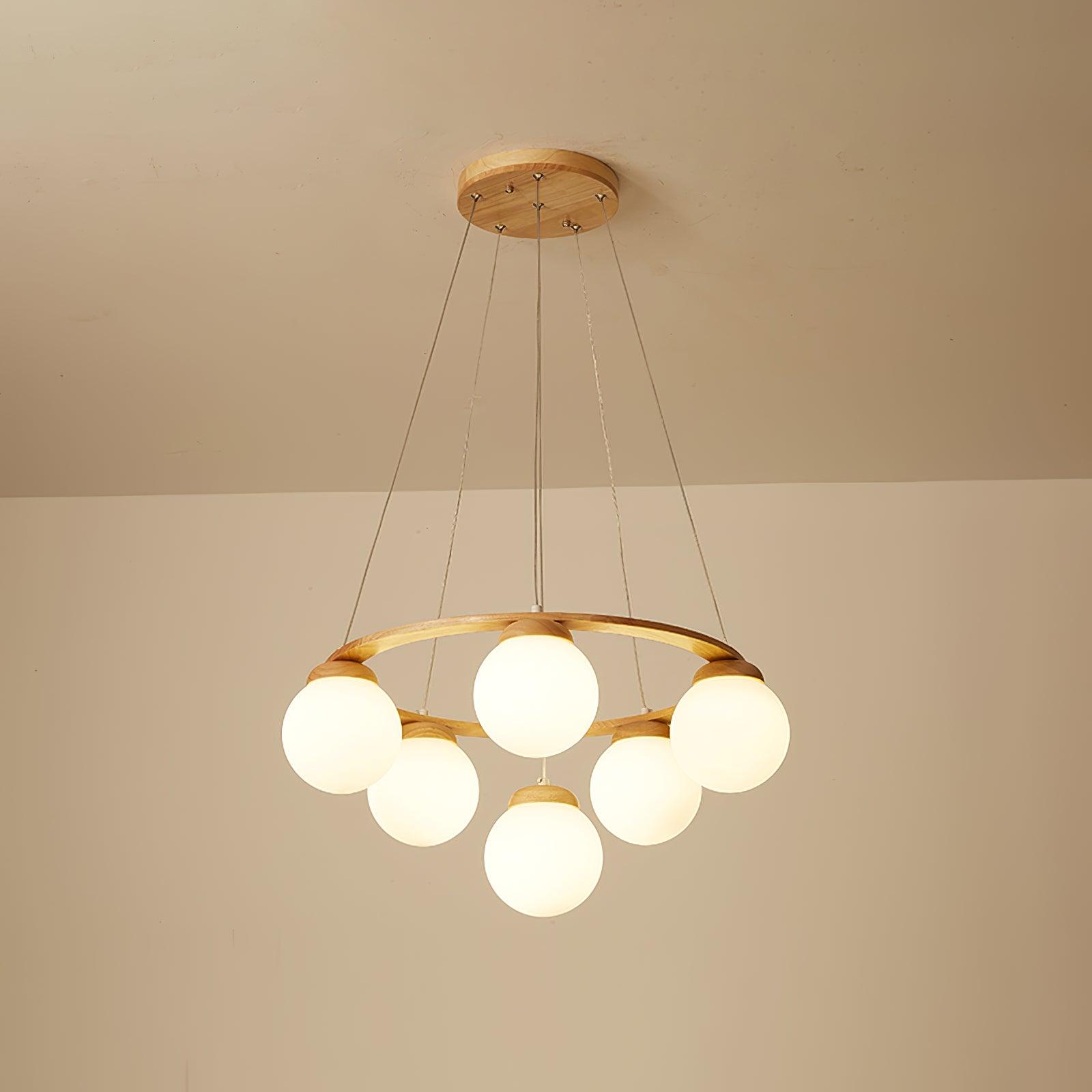 Miira Wood Chandelier - Blowlighting