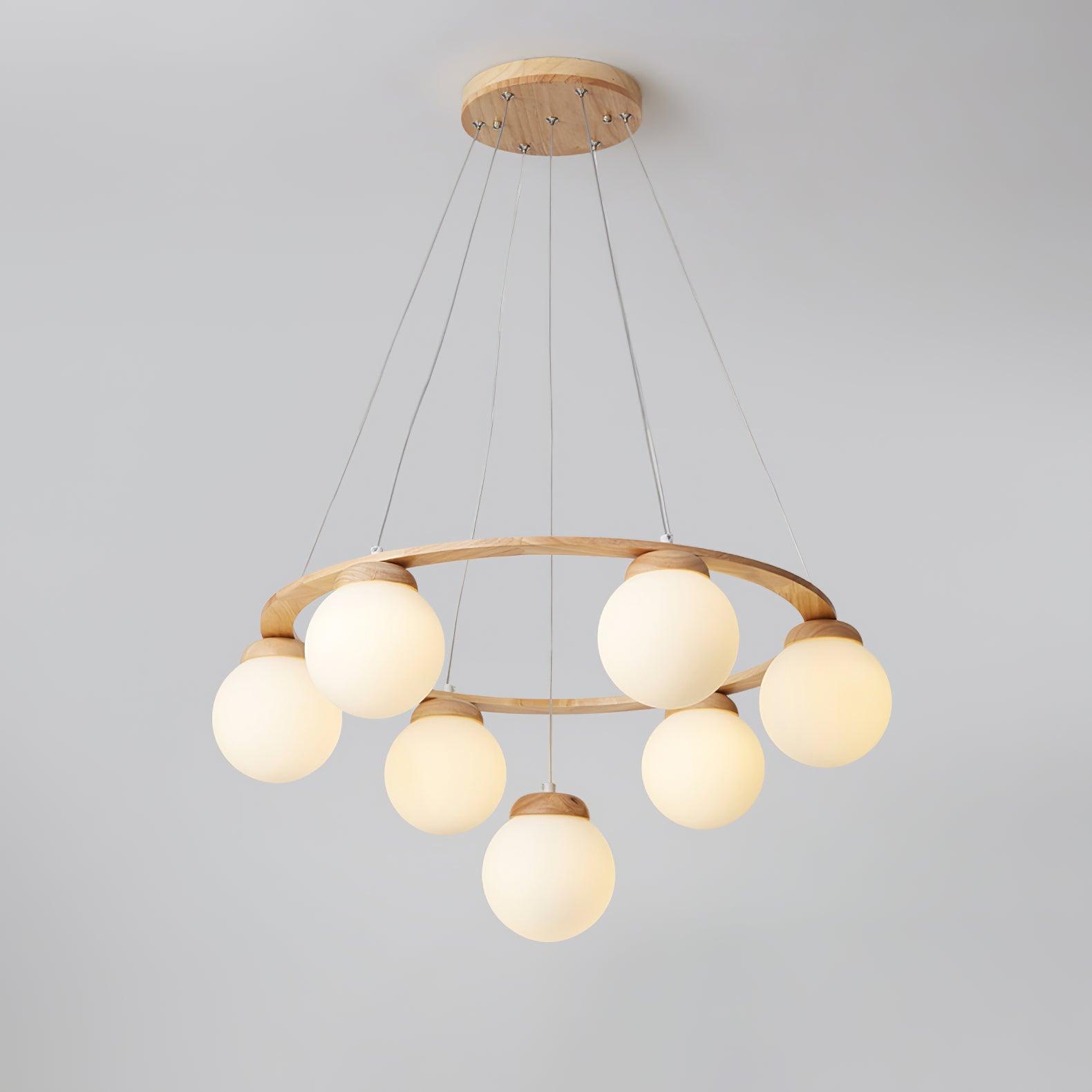 Miira Wood Chandelier - Blowlighting