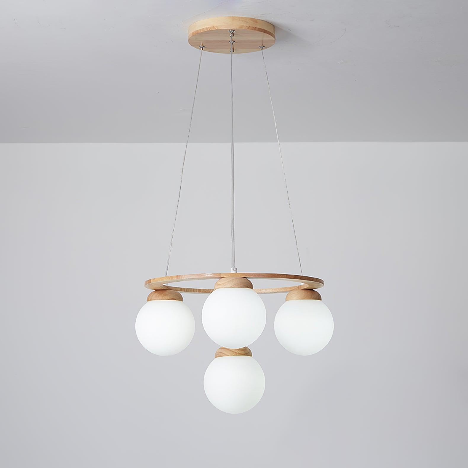 Miira Wood Chandelier - Blowlighting