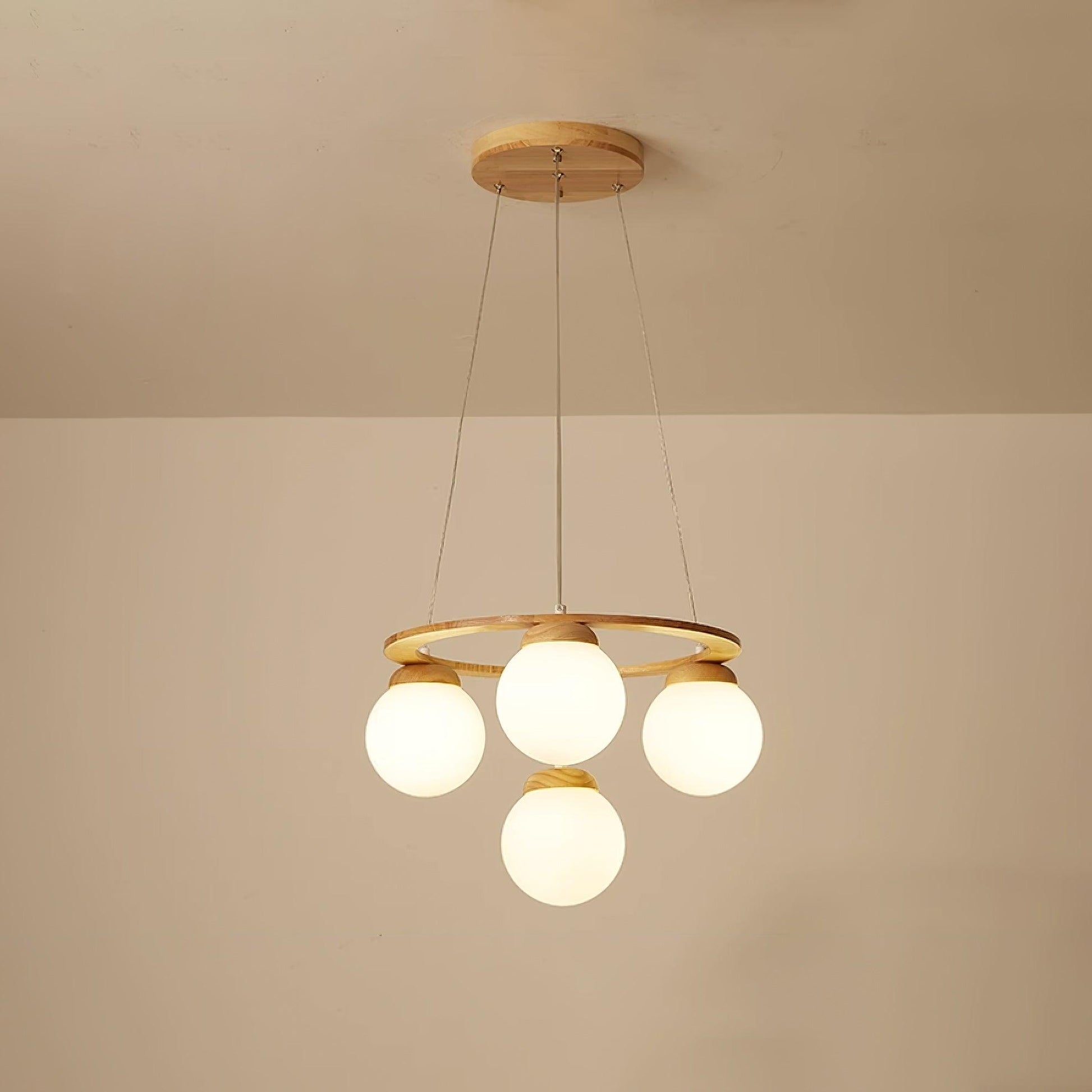 Miira Wood Chandelier - Blowlighting