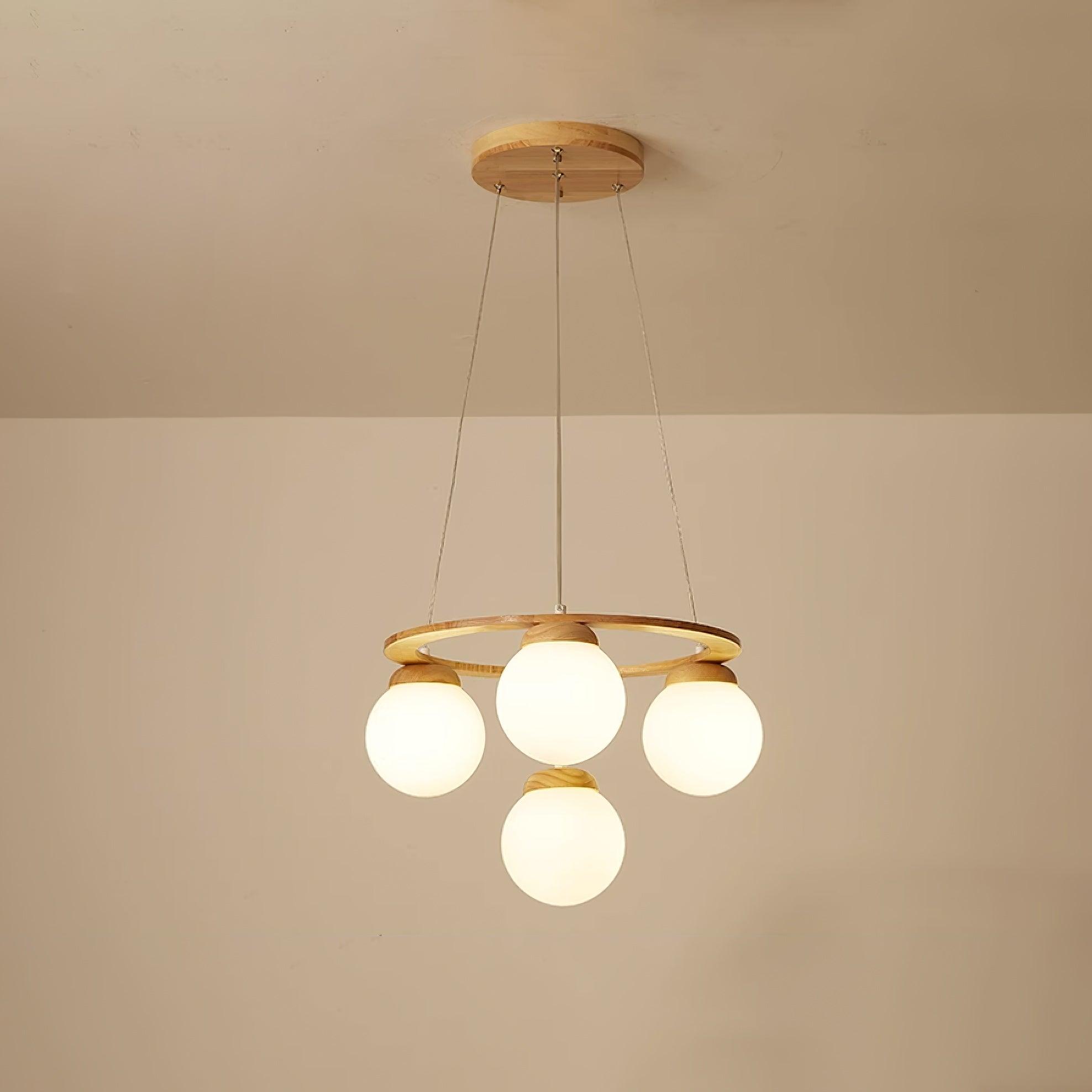 Miira Wood Chandelier - Blowlighting