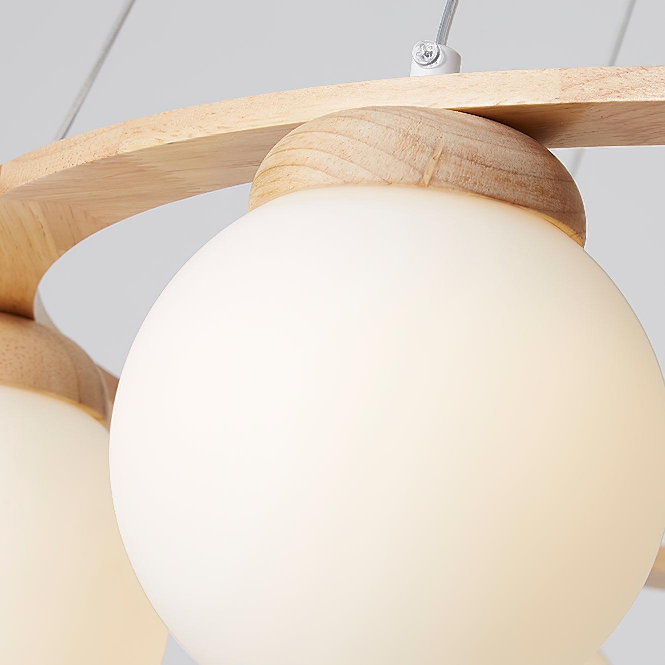 Miira Wood Chandelier - Blowlighting