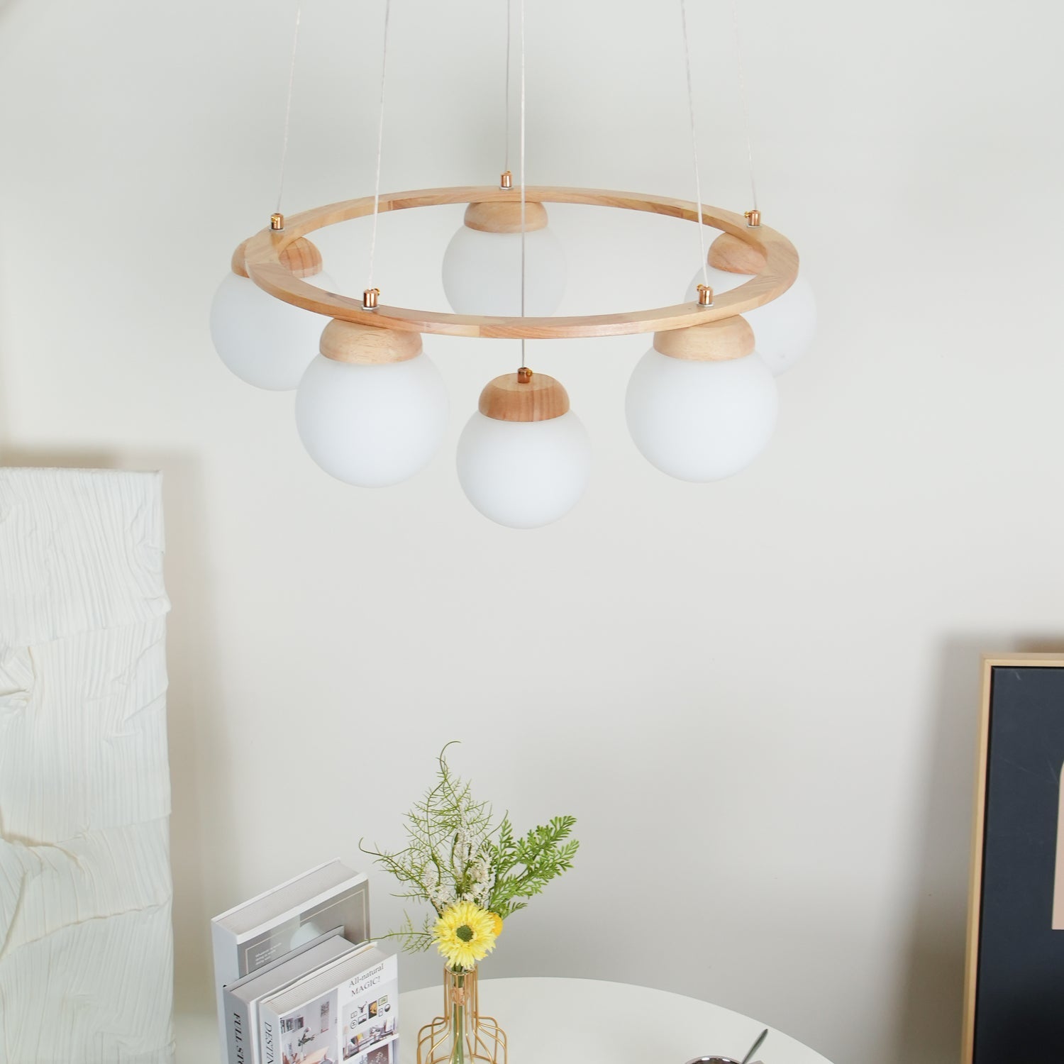 Miira Wood Chandelier - Blowlighting
