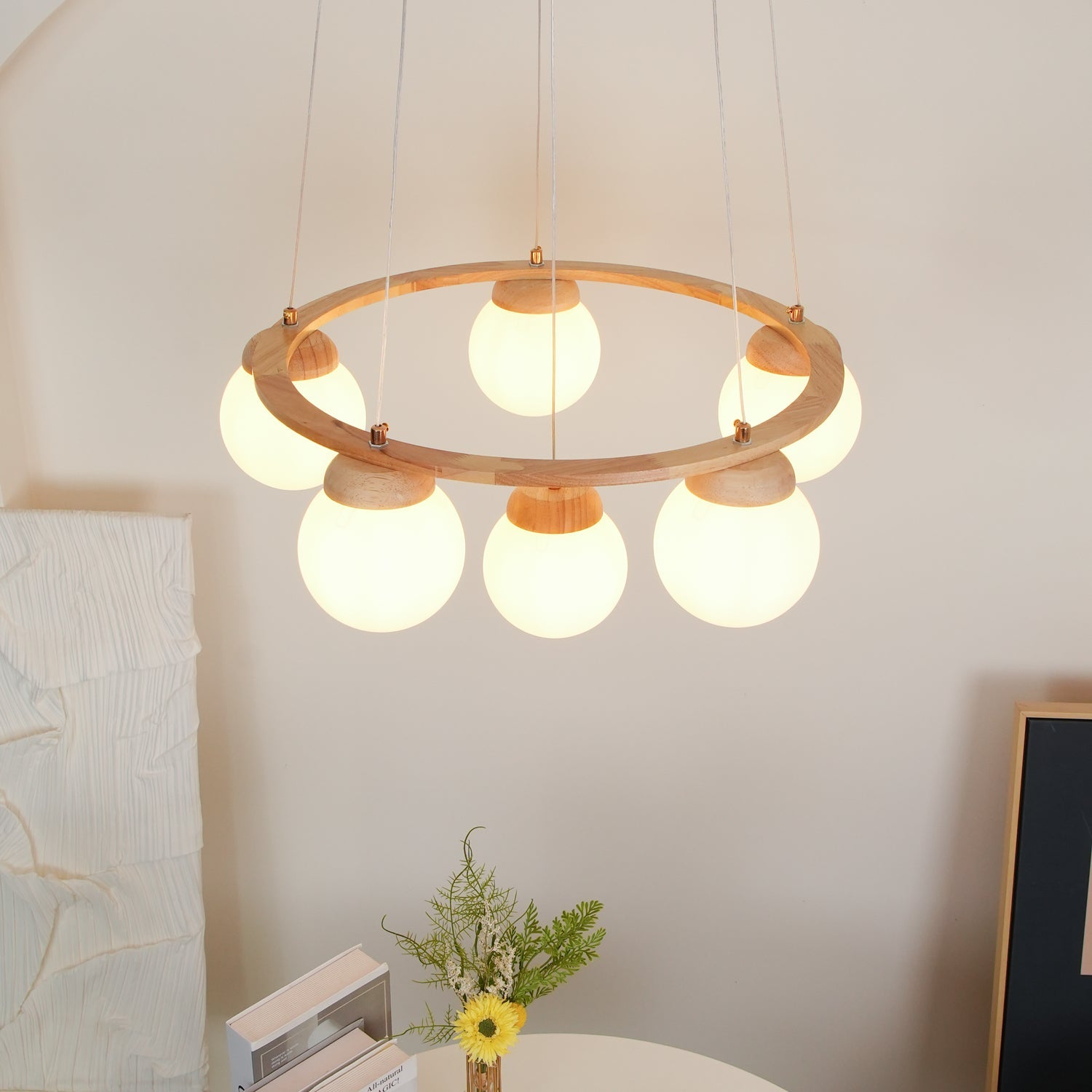 Miira Wood Chandelier - Blowlighting