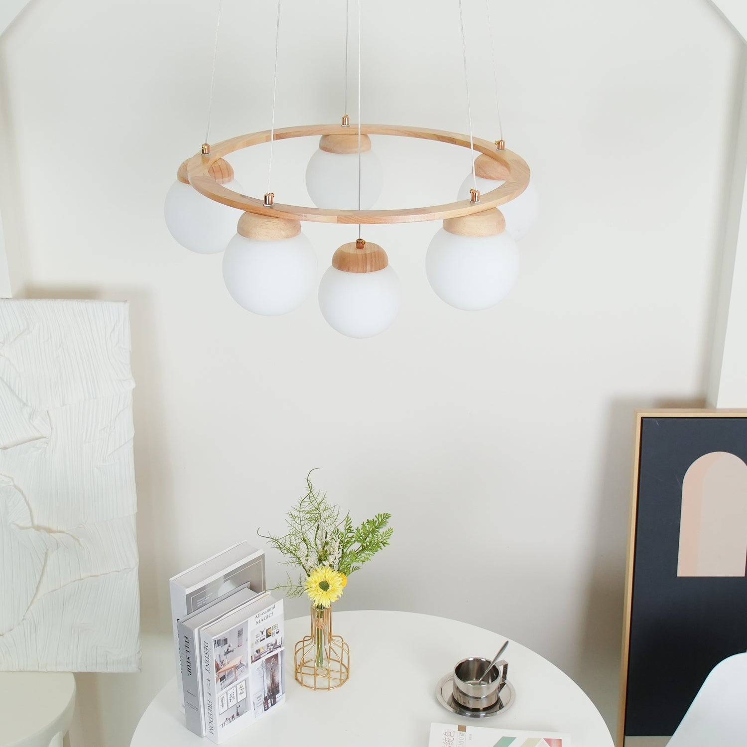Miira Wood Chandelier - Blowlighting