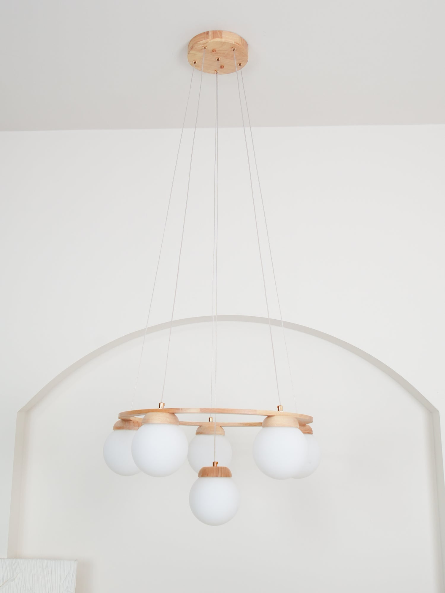 Miira Wood Chandelier - Blowlighting