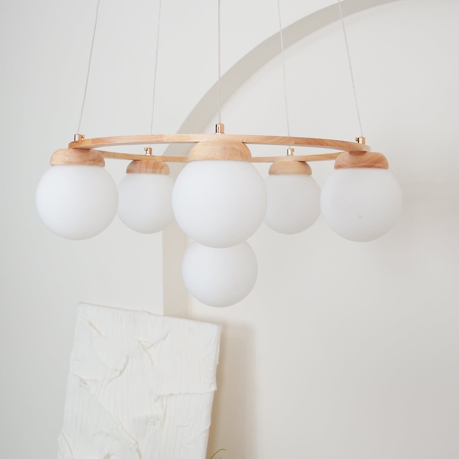 Miira Wood Chandelier - Blowlighting