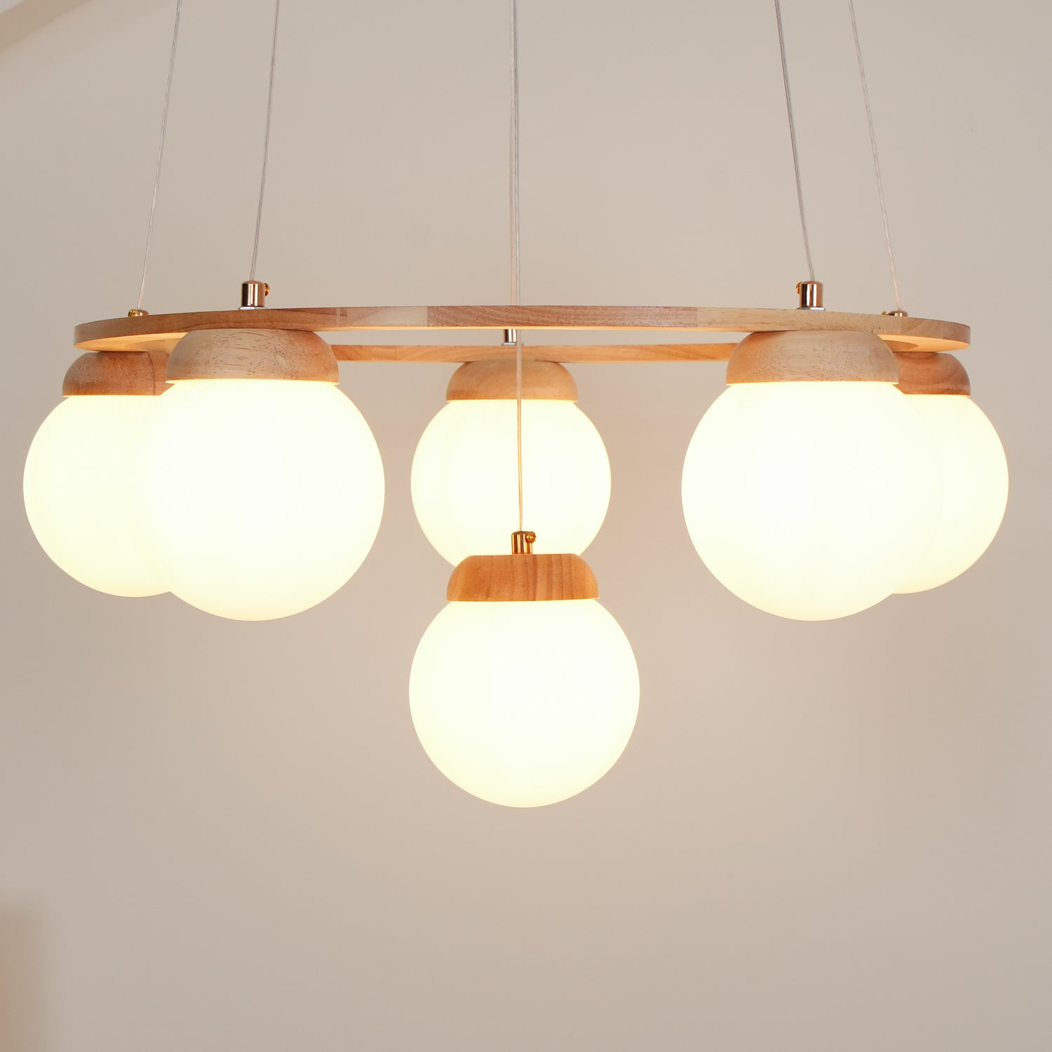 Miira Wood Chandelier - Blowlighting
