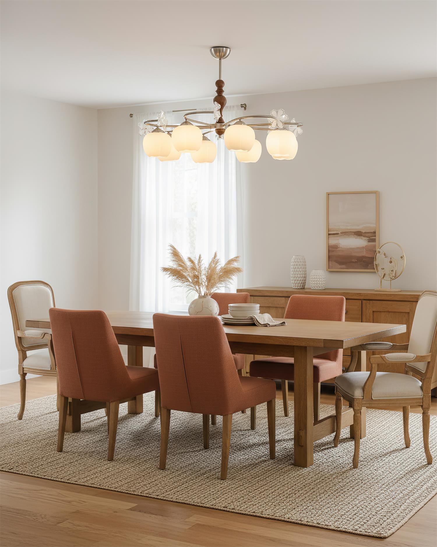 Arvilo Elegant Glass Chandelier