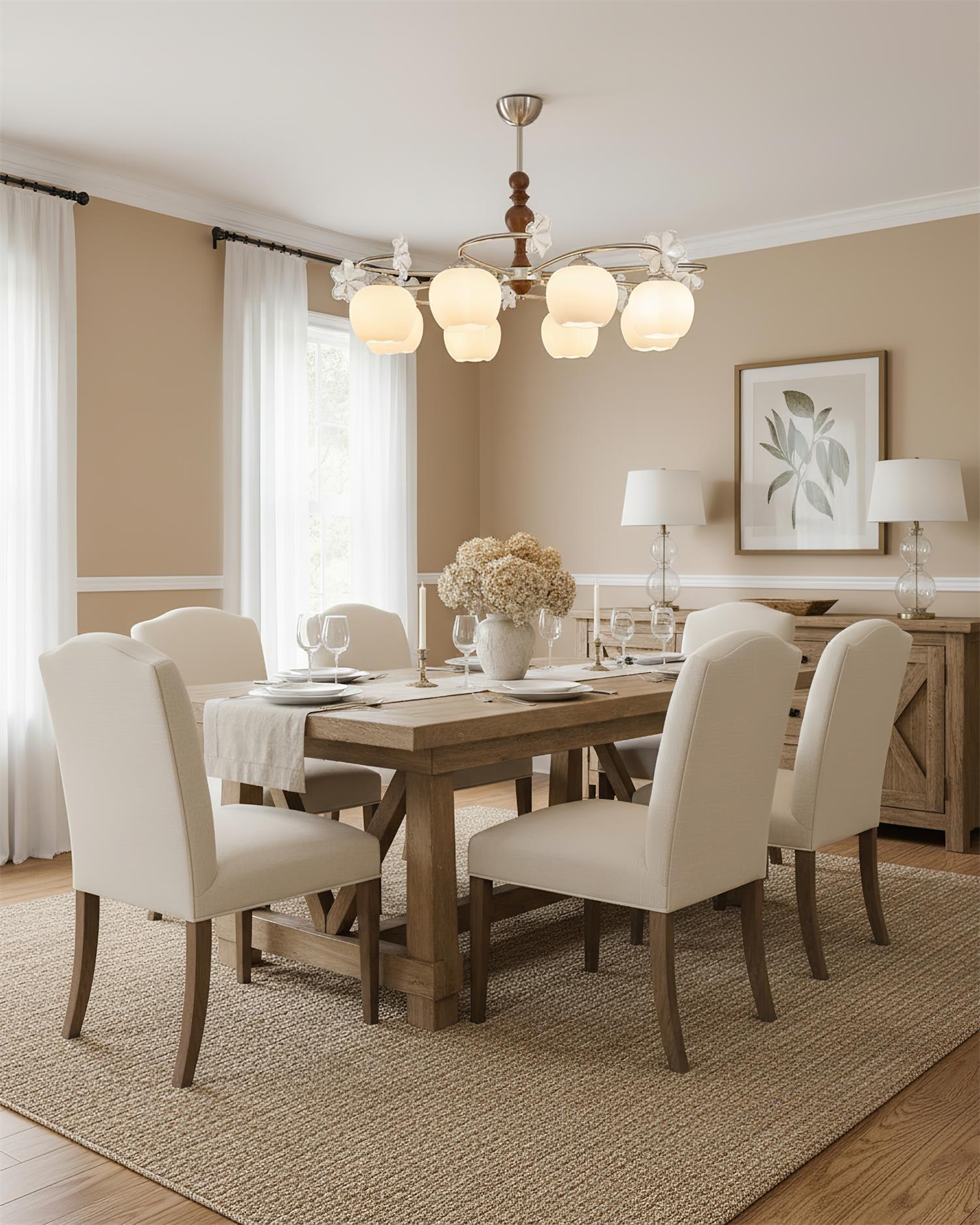 Arvilo Elegant Glass Chandelier