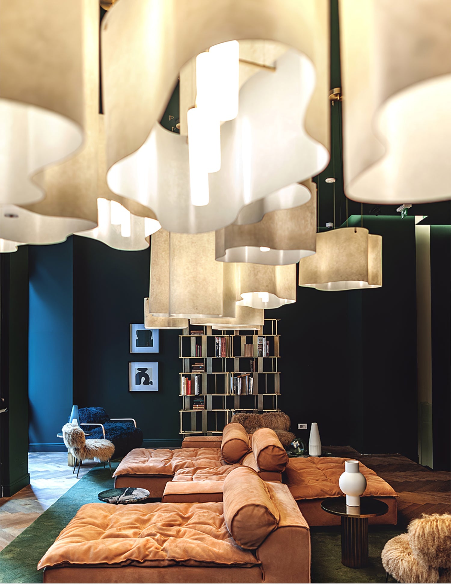 Aurora Pendant Lamp Cloud Shape Modern - Blowlighting