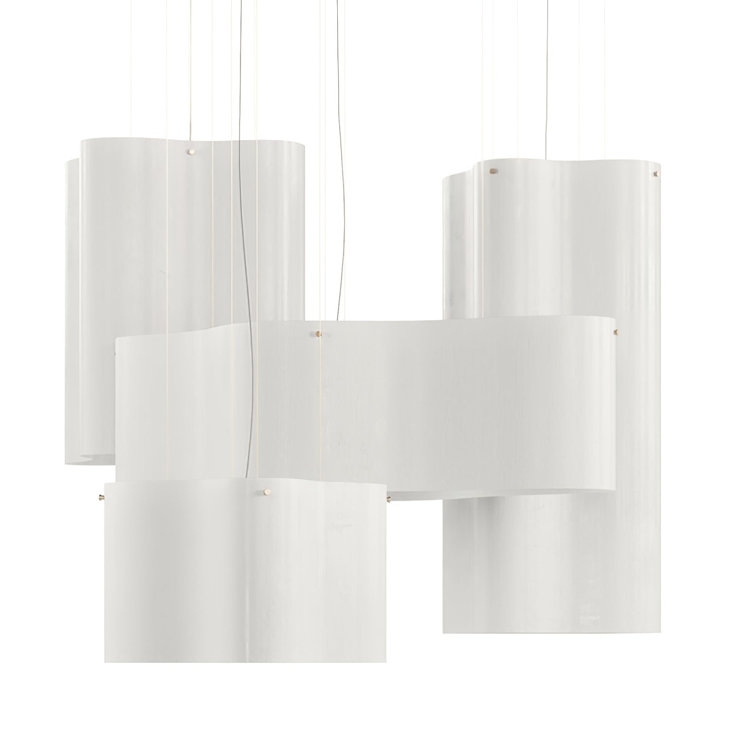 Aurora Pendant Lamp Cloud Shape Modern - Blowlighting