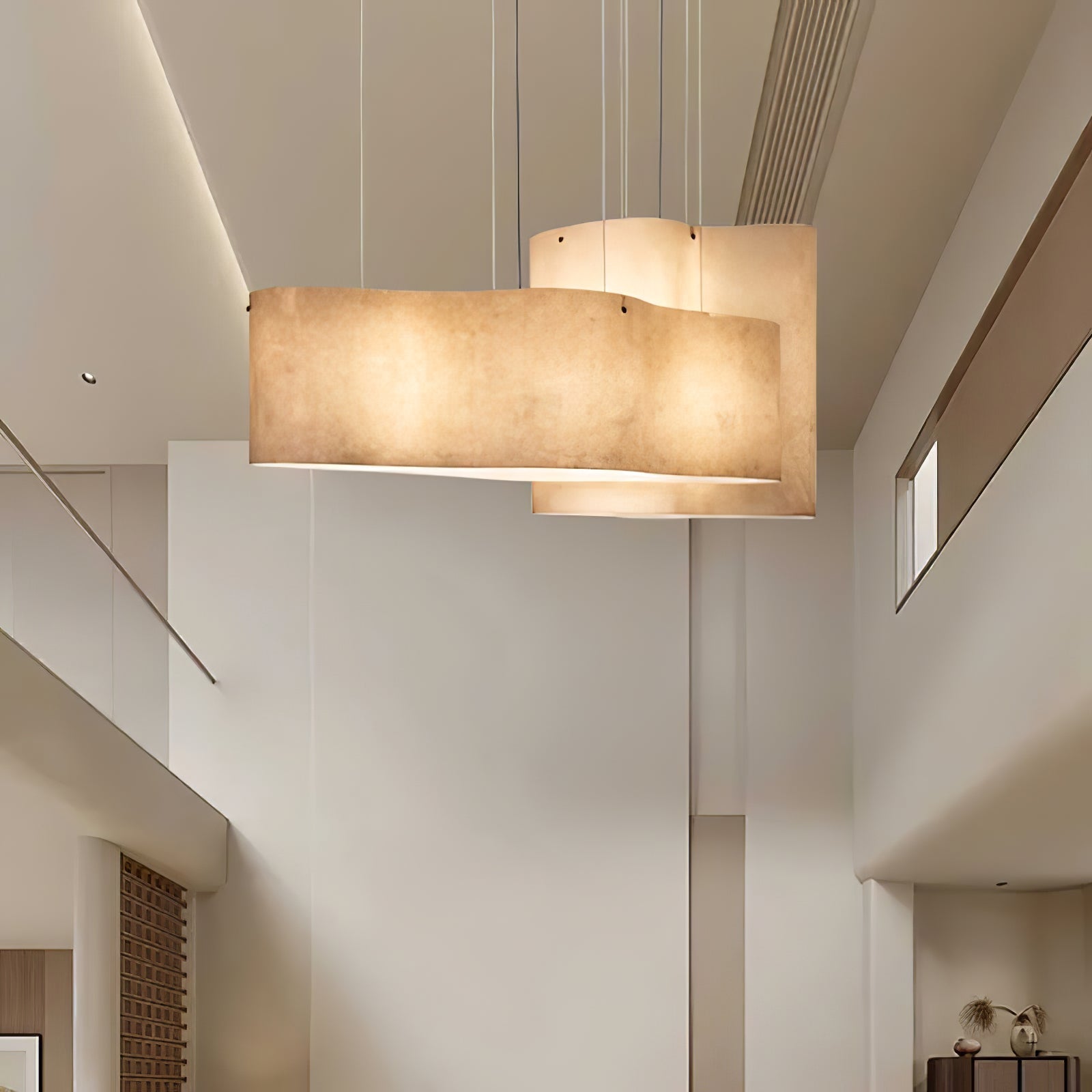 Aurora Pendant Lamp Cloud Shape Modern - Blowlighting