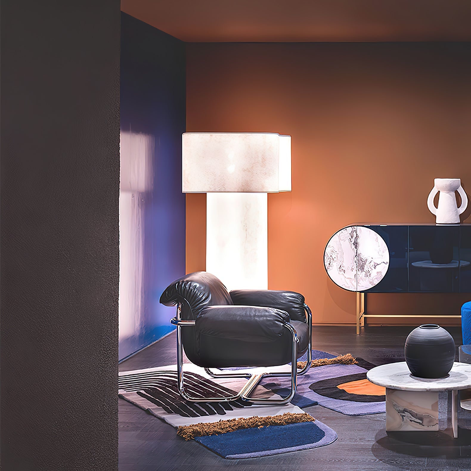 Loneo Minimalist FRP Floor Lamp - Blowlighting