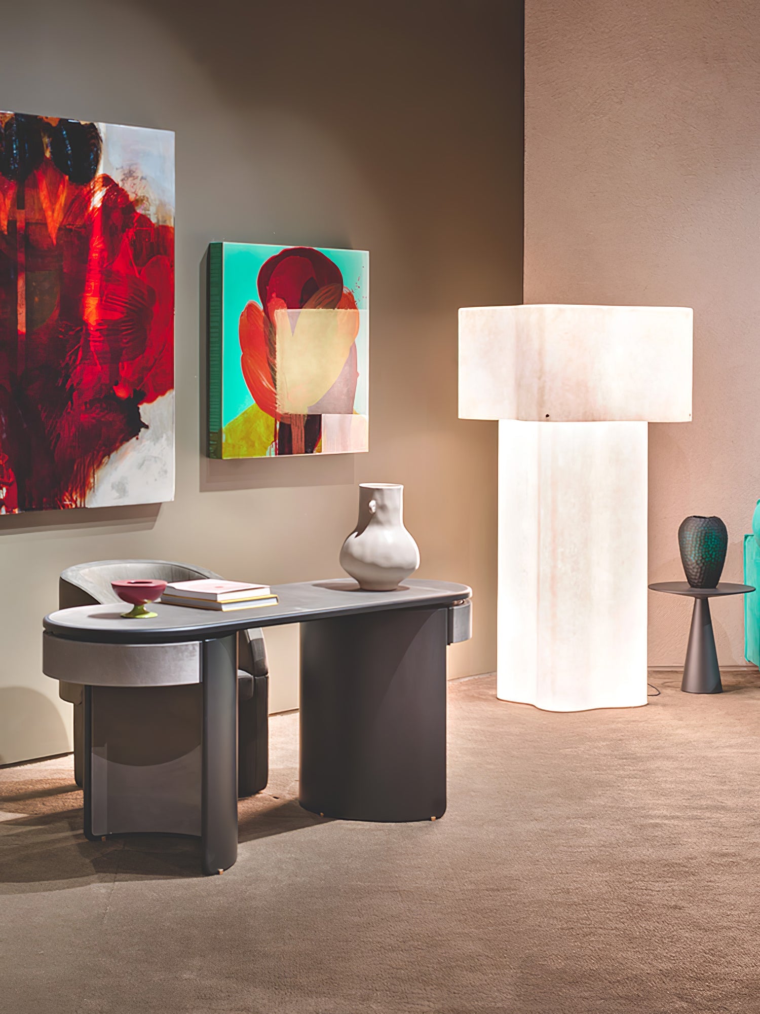 Loneo Minimalist FRP Floor Lamp - Blowlighting