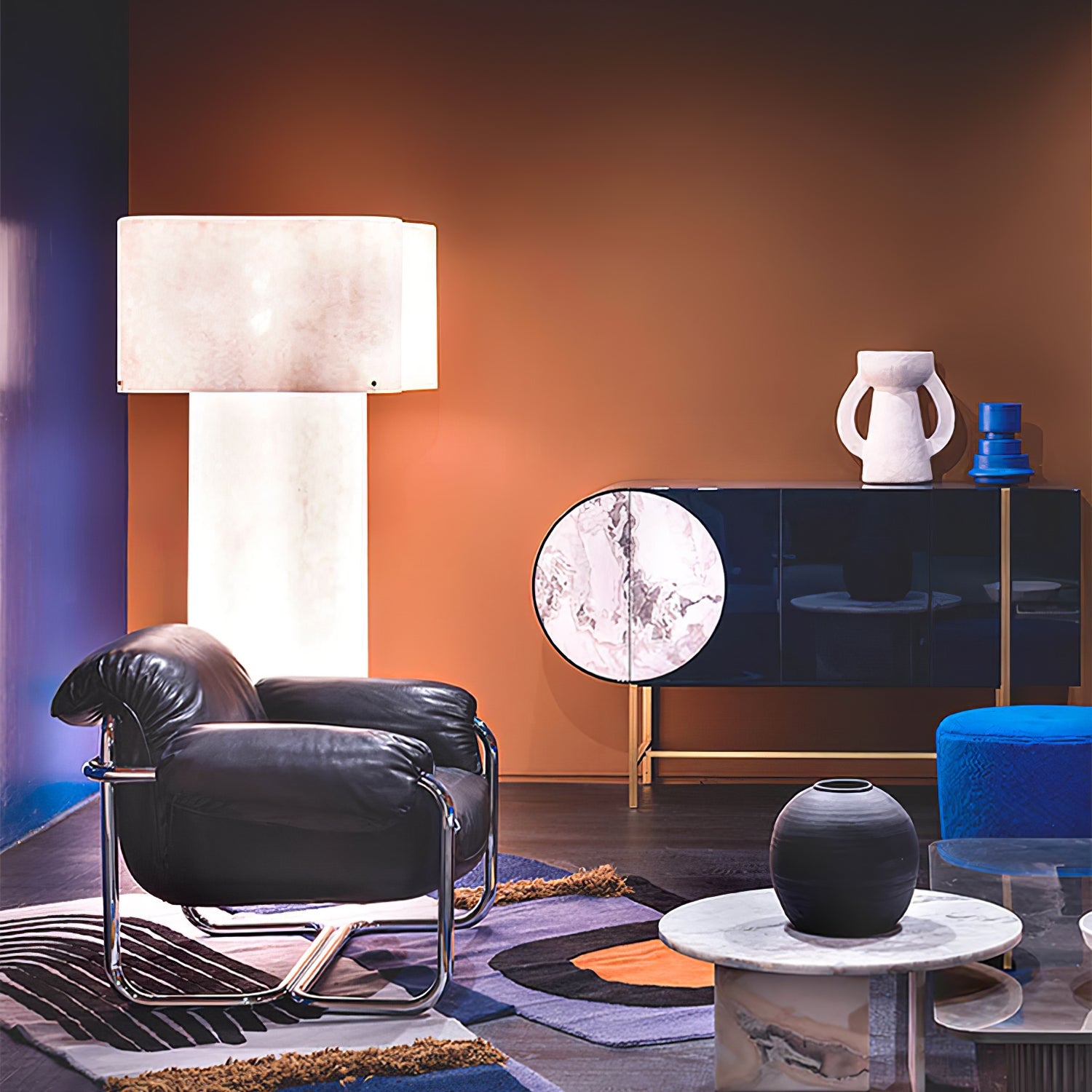 Loneo Minimalist FRP Floor Lamp - Blowlighting