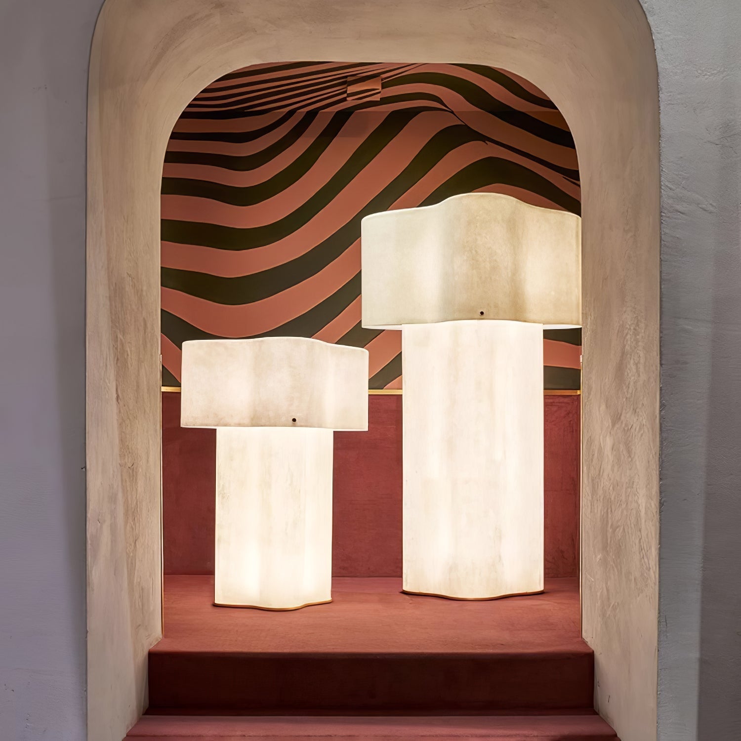 Loneo Minimalist FRP Floor Lamp - Blowlighting