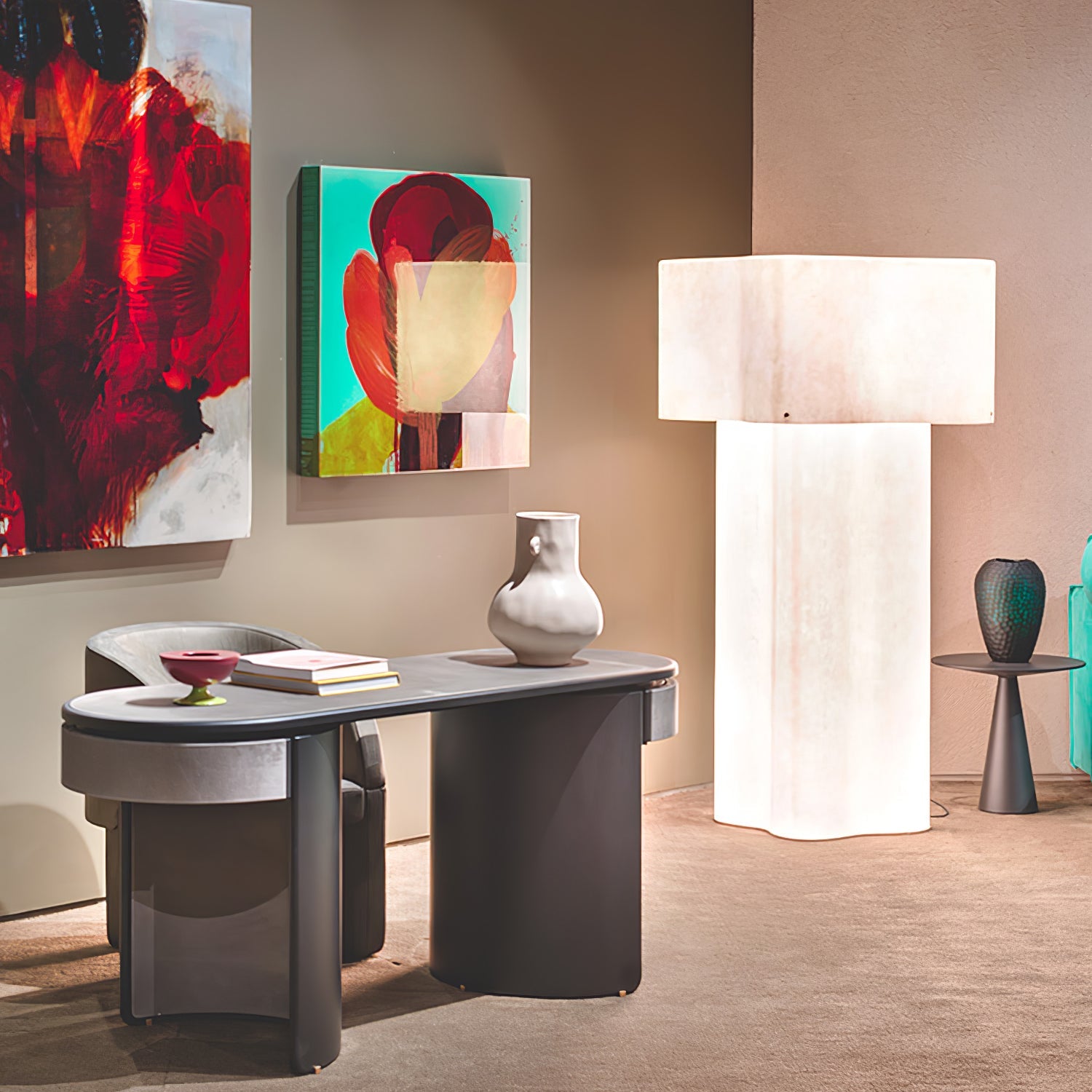 Loneo Minimalist FRP Floor Lamp - Blowlighting