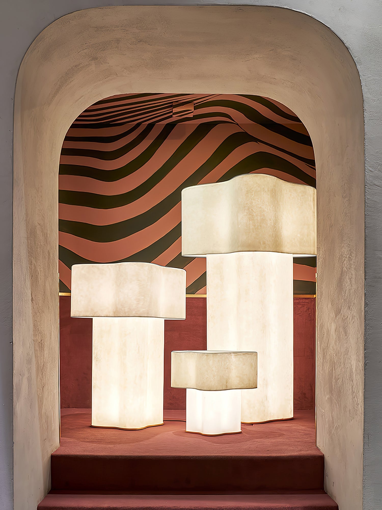 Loneo Minimalist FRP Floor Lamp - Blowlighting