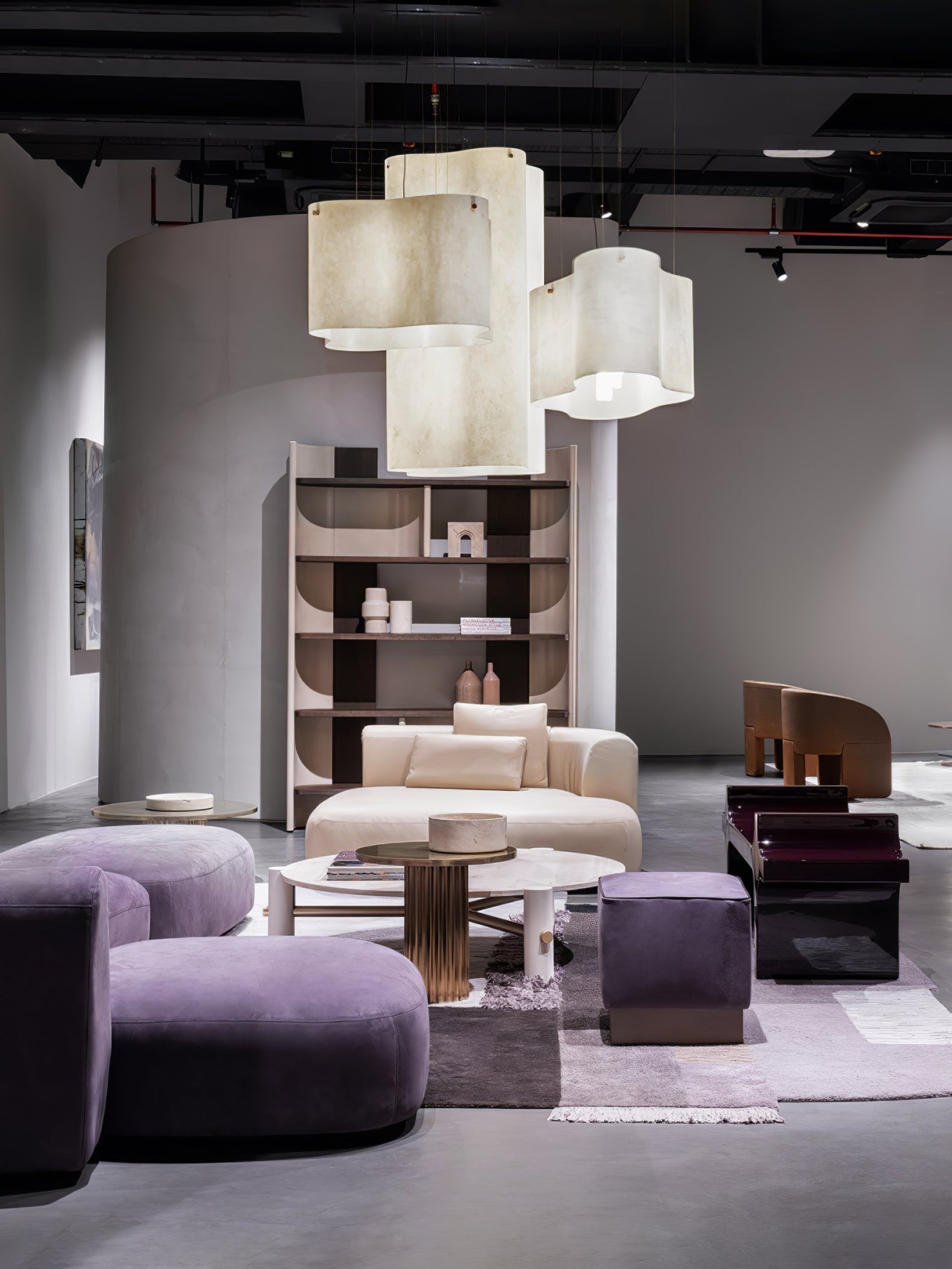 Aurora Pendant Lamp Cloud Shape Modern - Blowlighting