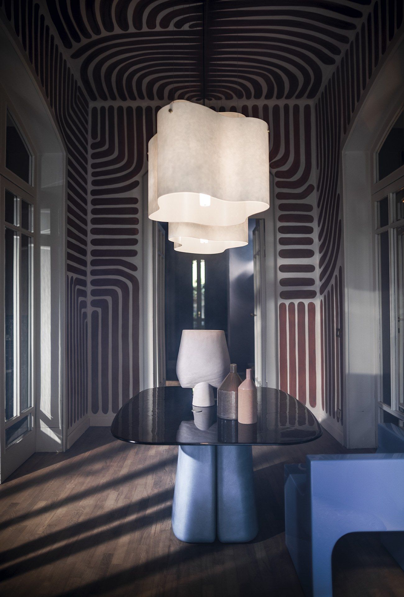Aurora Pendant Lamp Cloud Shape Modern - Blowlighting