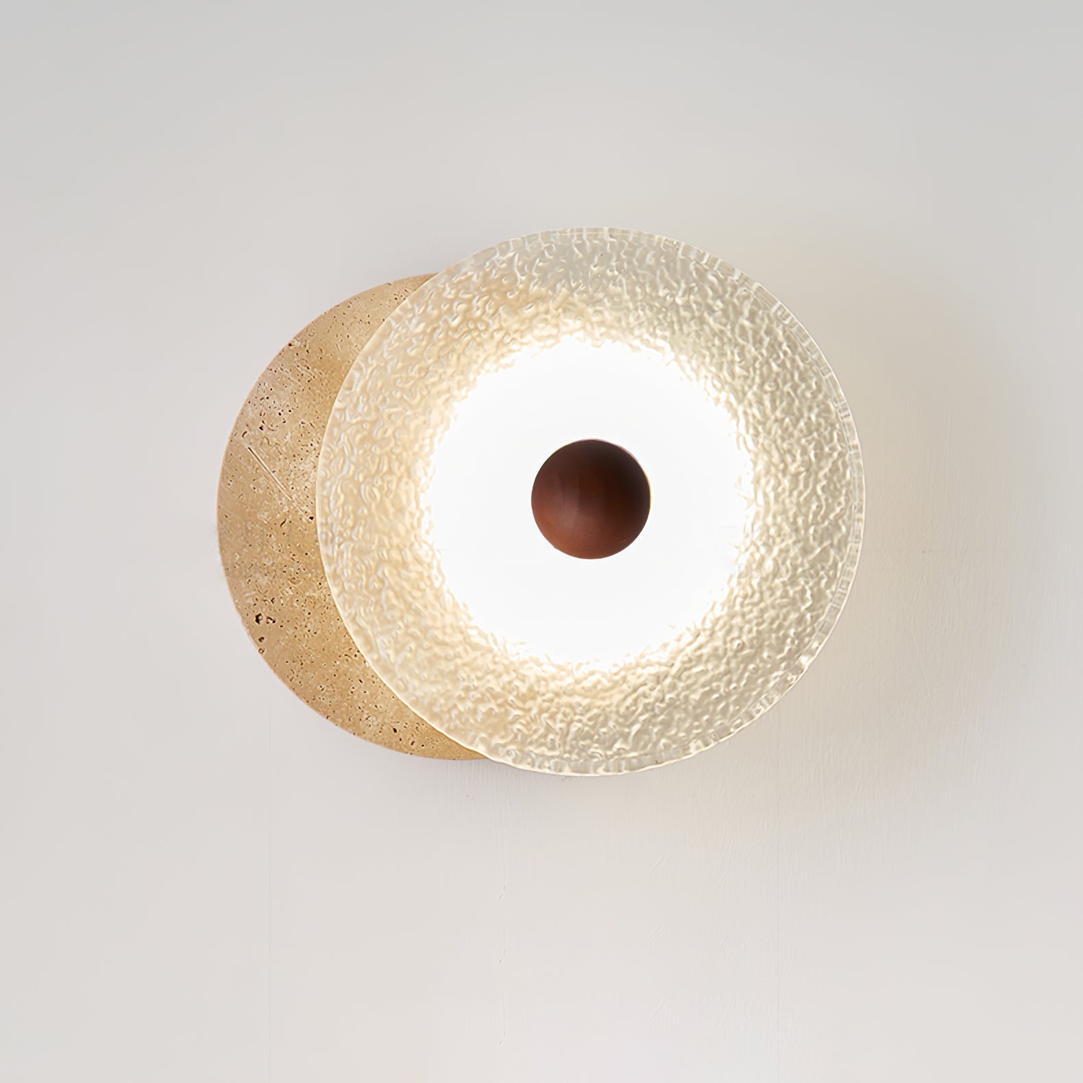 Olivia Travertine Wall Light - Blowlighting
