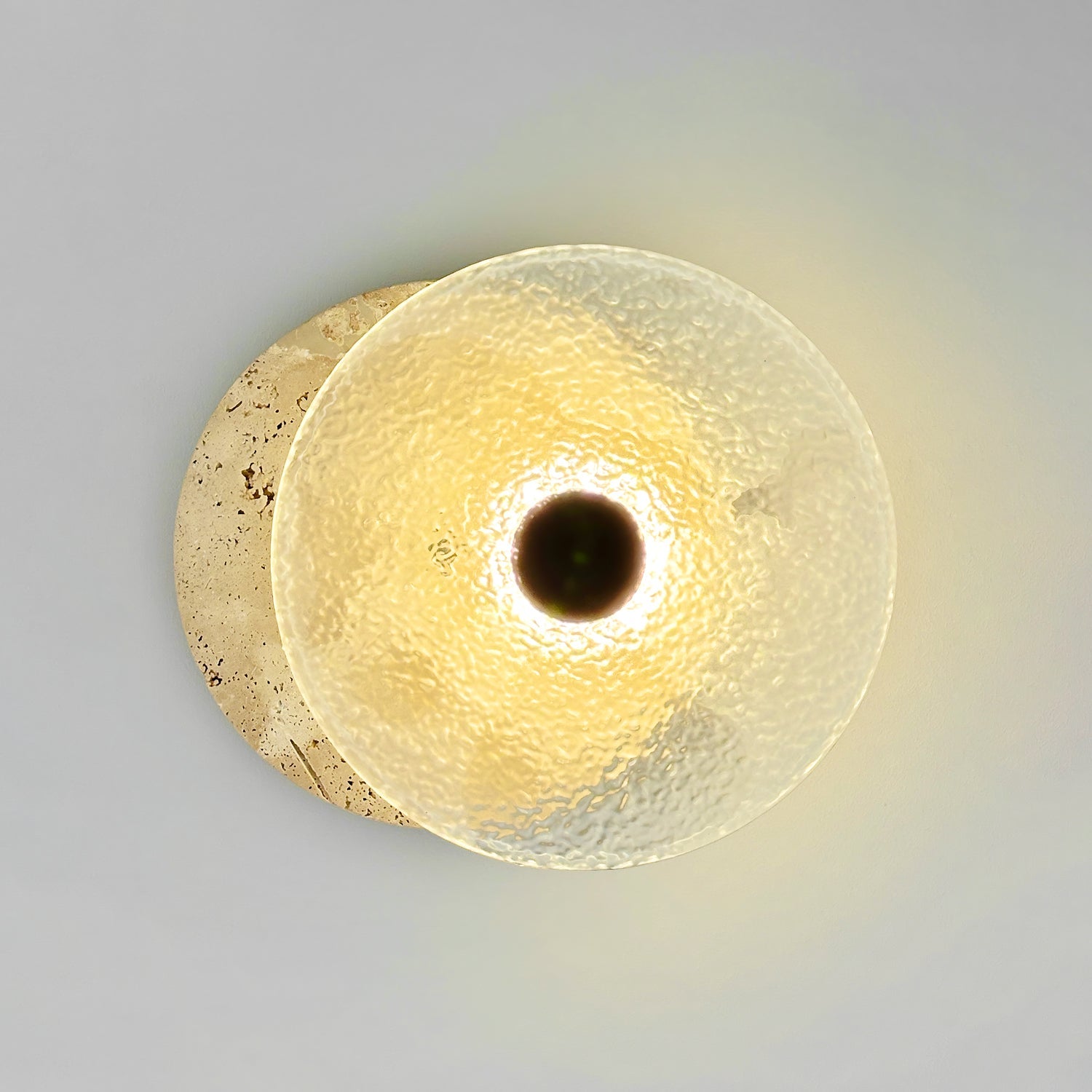 Olivia Travertine Wall Light - Blowlighting