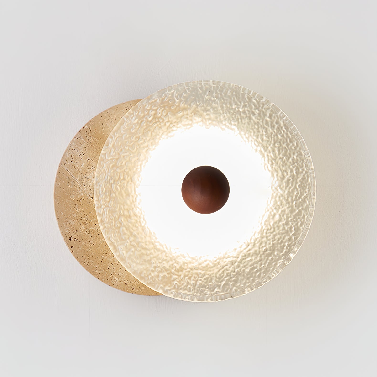 Olivia Travertine Wall Light - Blowlighting