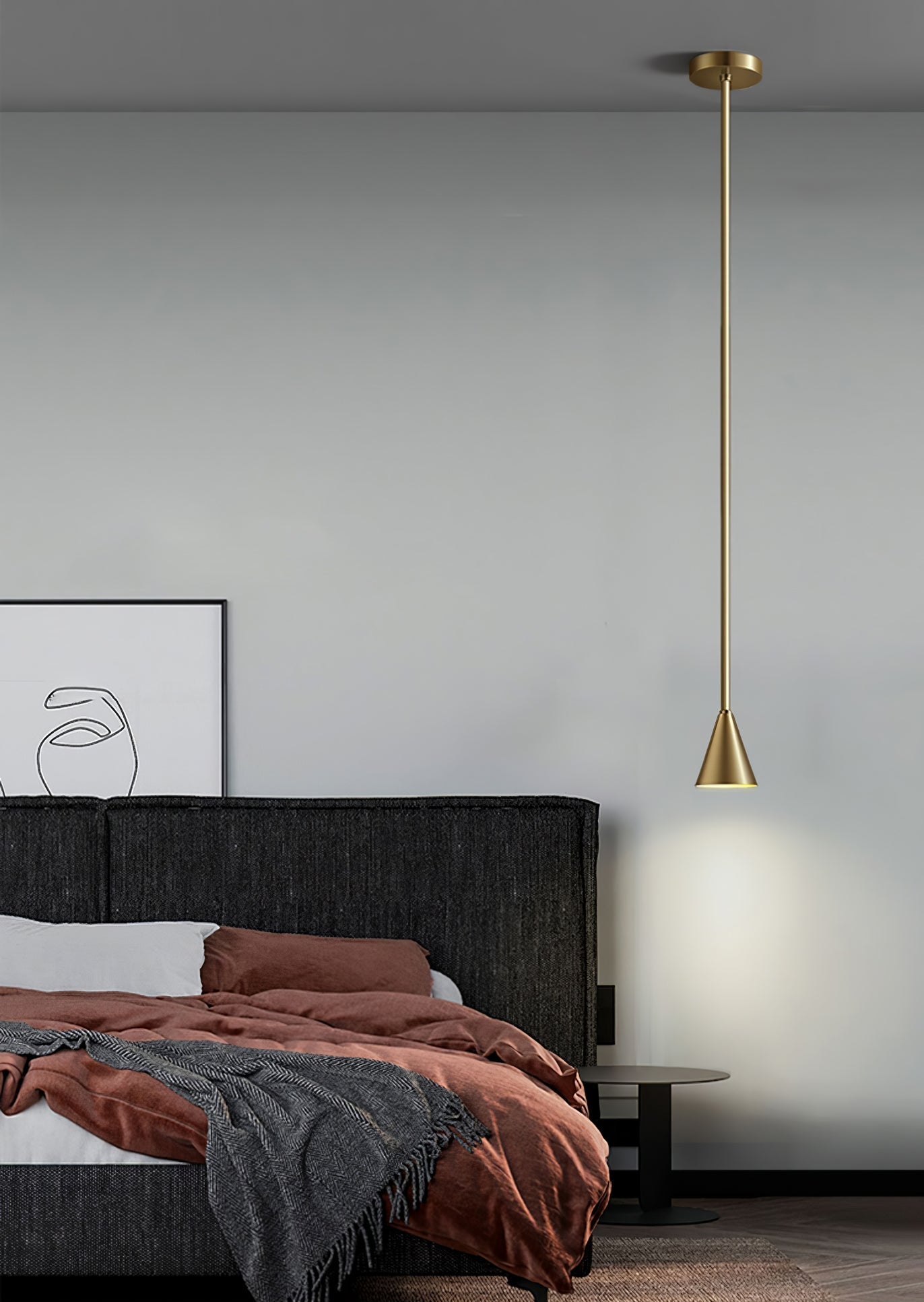 Conica Brass Pendant Light - Blowlighting