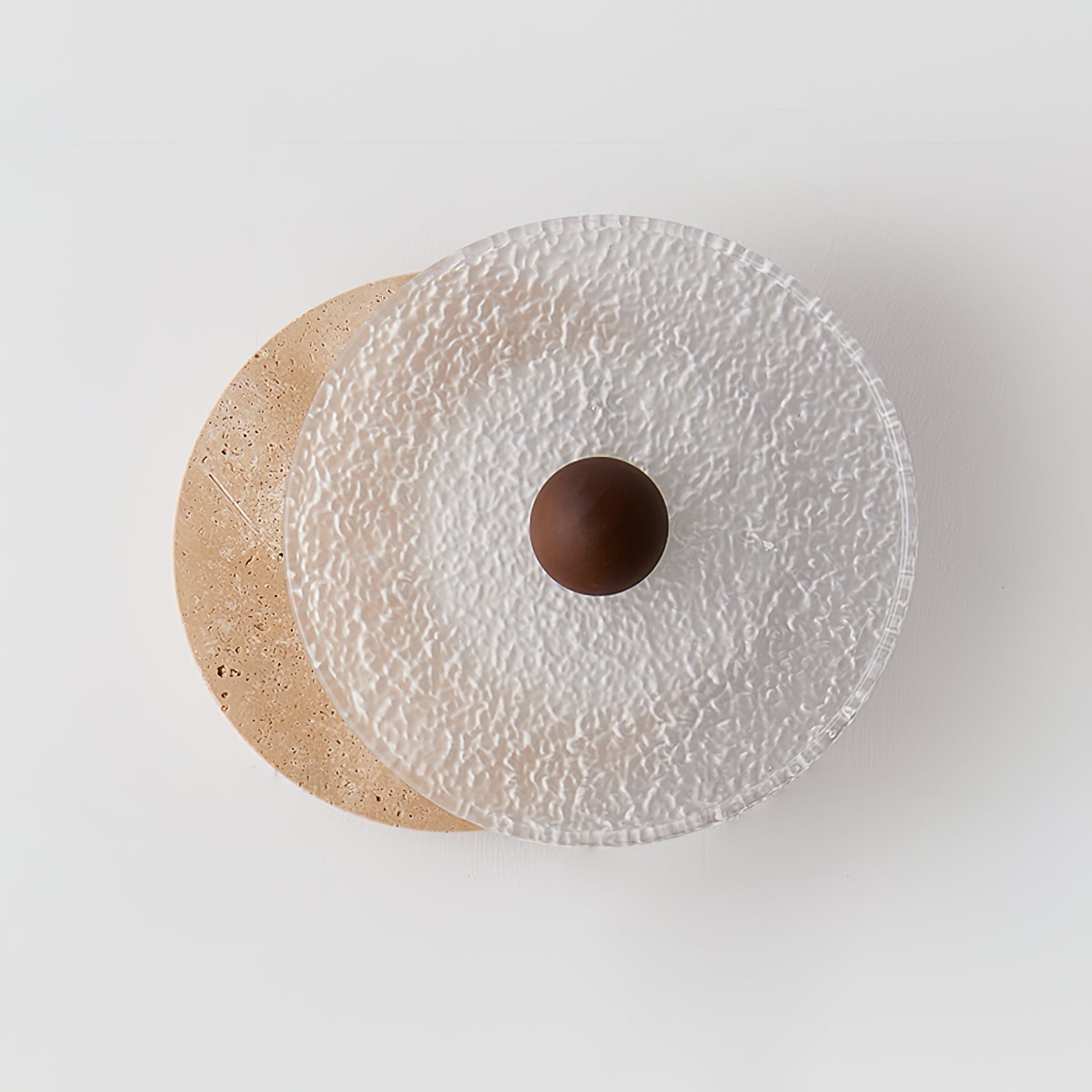 Olivia Travertine Wall Light - Blowlighting