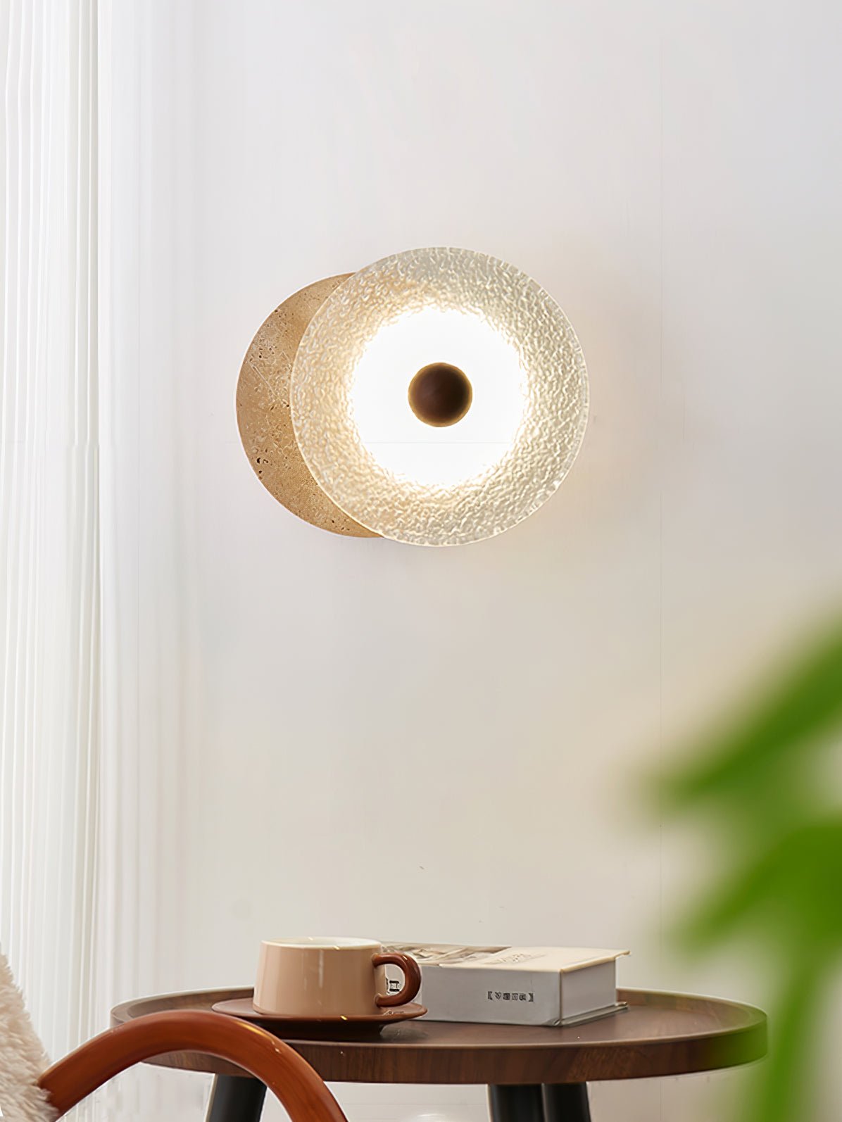 Olivia Travertine Wall Light - Blowlighting