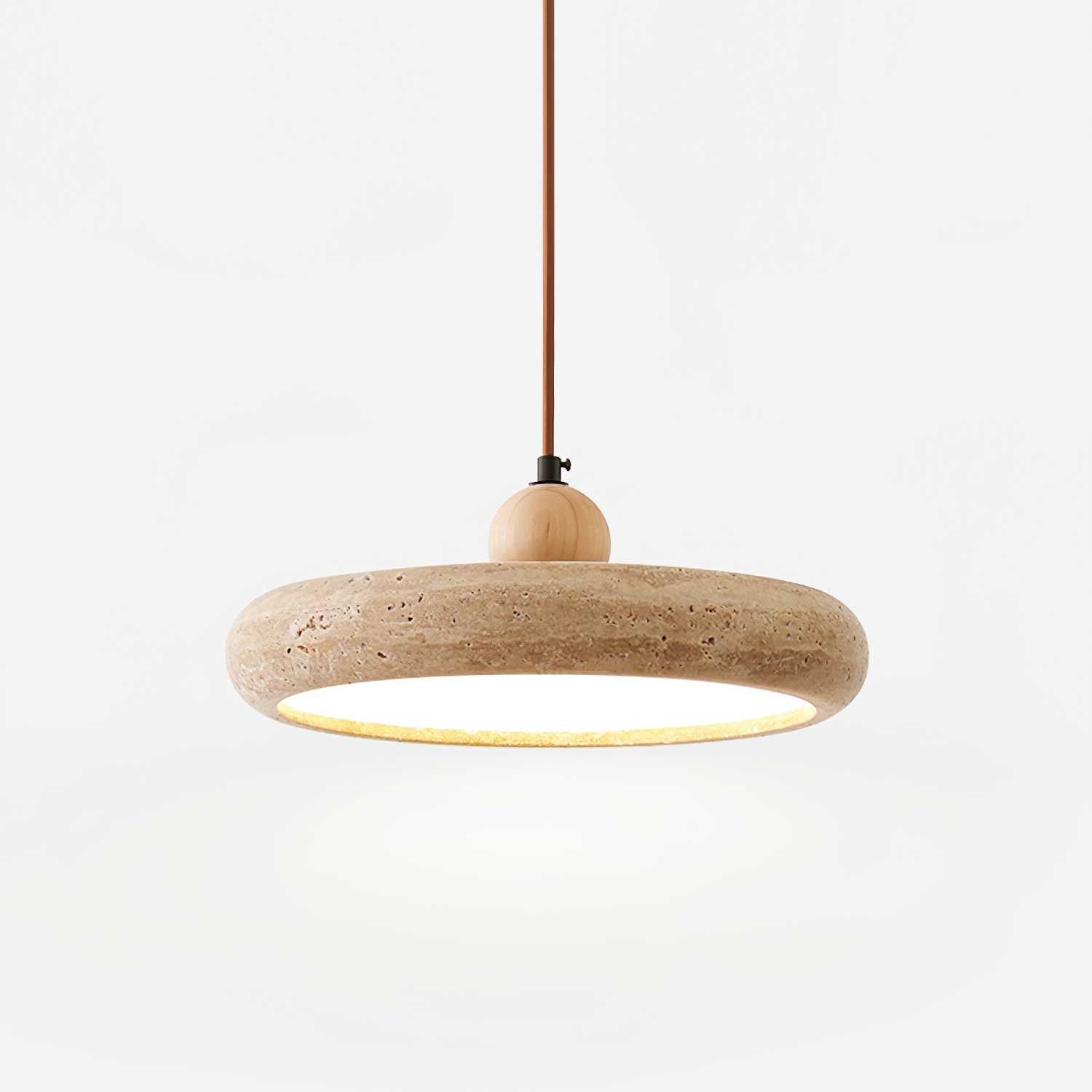 Zesolor Minimalist Travertine Pendant Light - Blowlighting