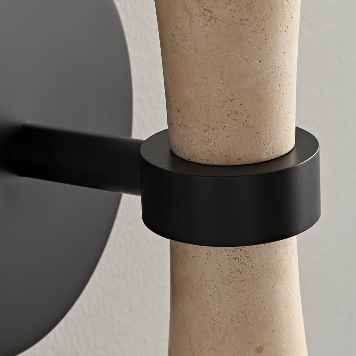 Oloriel Sculptural Travertine Wall Light - Blowlighting