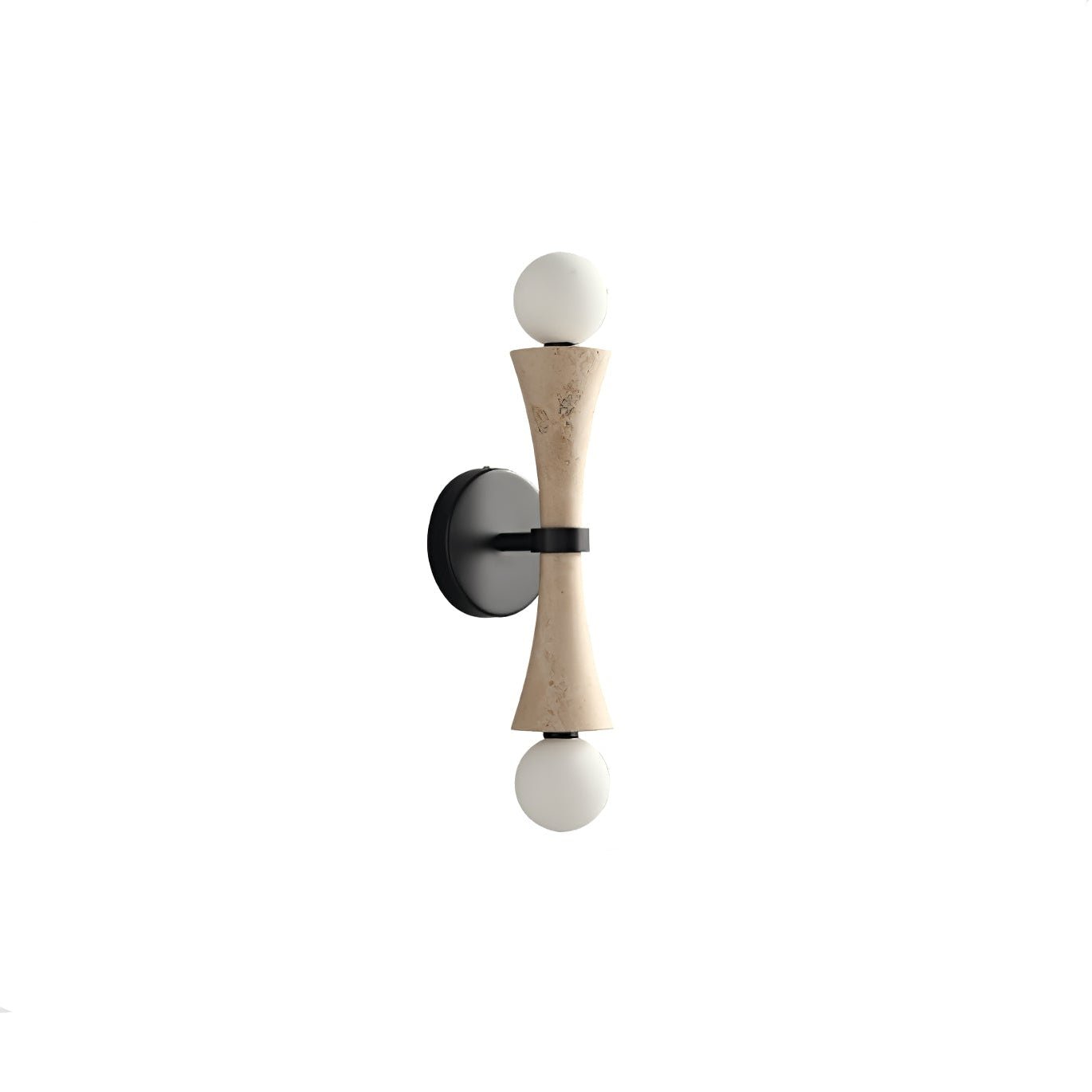 Oloriel Sculptural Travertine Wall Light - Blowlighting