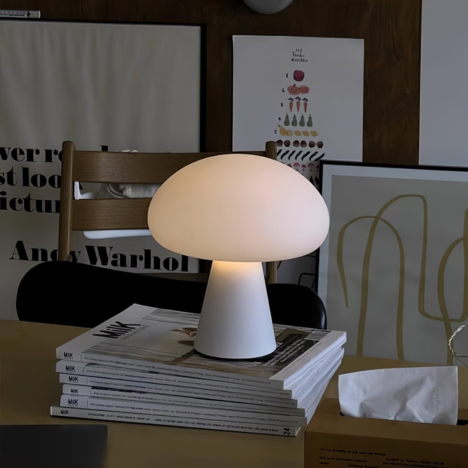 Obello Portable Rechargeable Table Light - Blowlighting