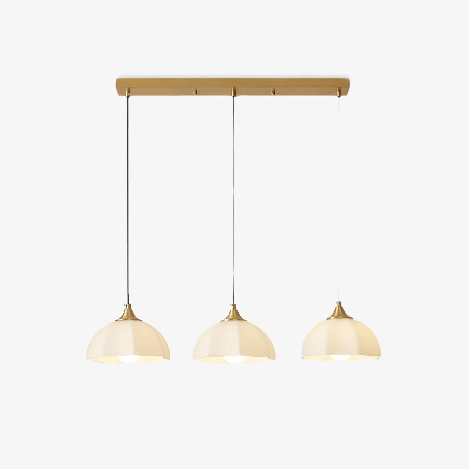 Octagonal Glass Bowl Chandelier - Blowlighting