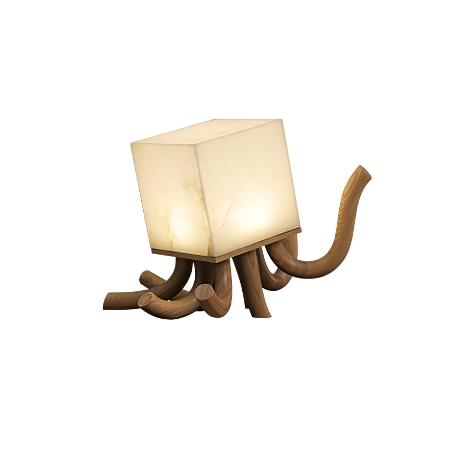 Ivvinos Tentacle Alabaster Table Lamp - Blowlighting