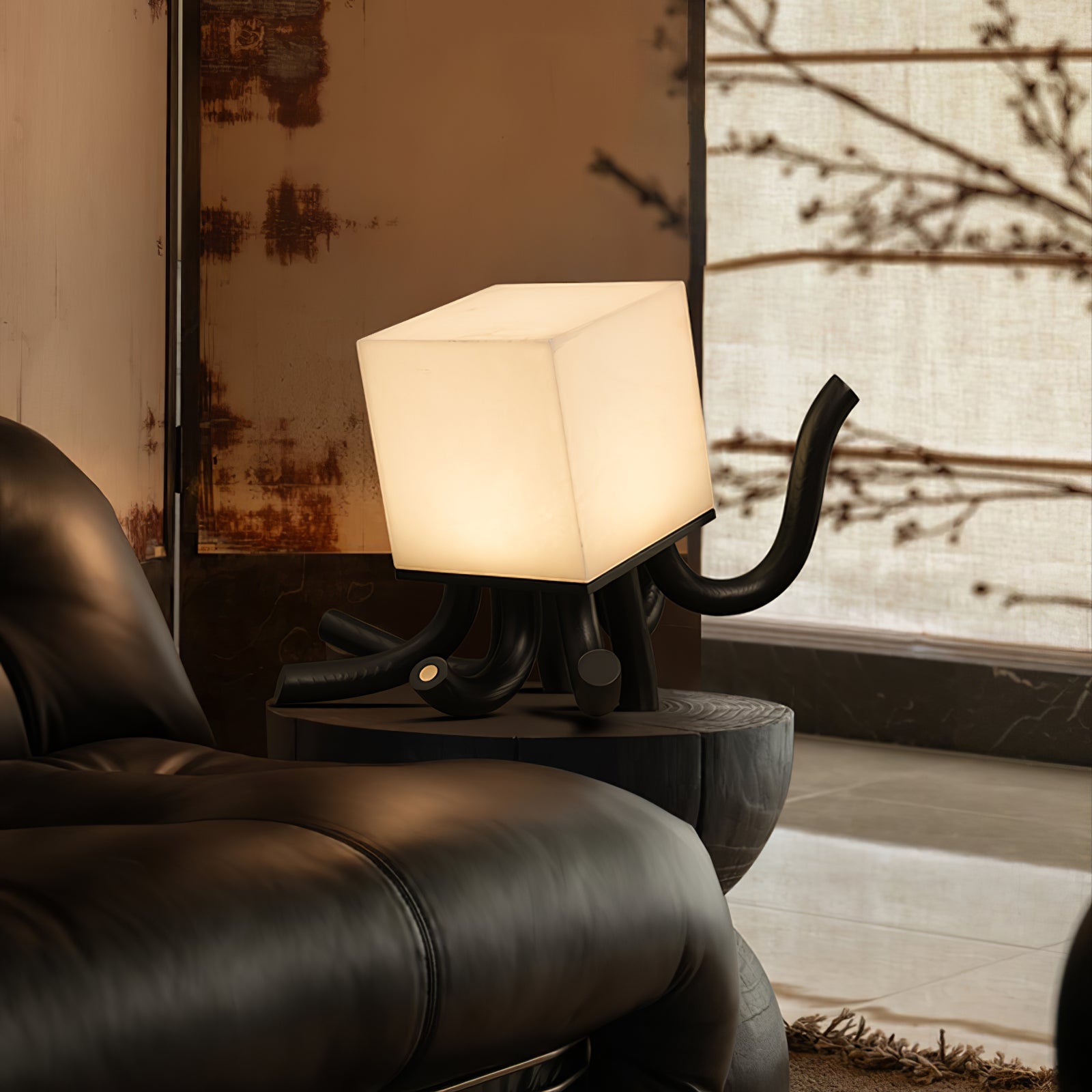 Ivvinos Tentacle Alabaster Table Lamp - Blowlighting