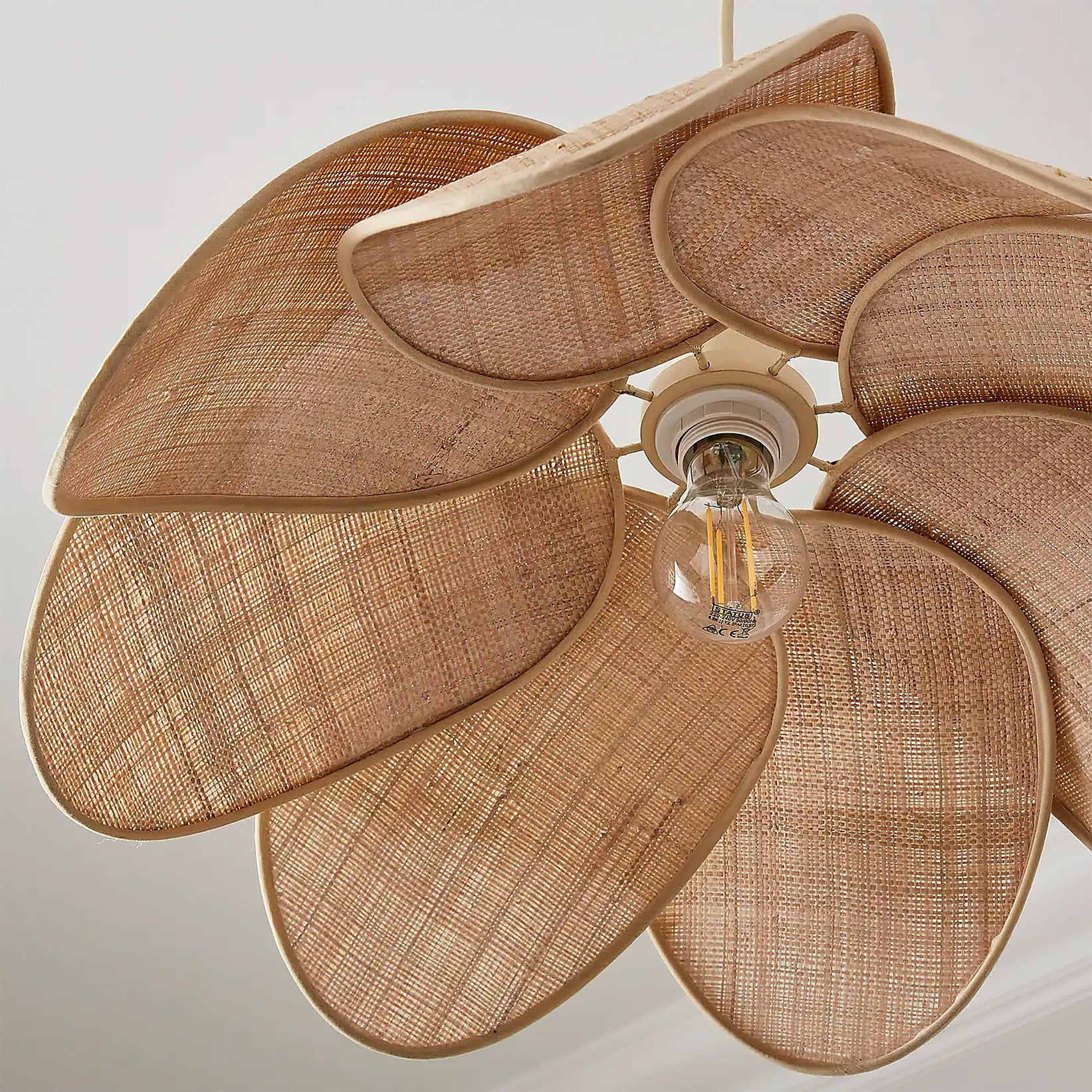 Odilia Oriental Rattan Pendant Light