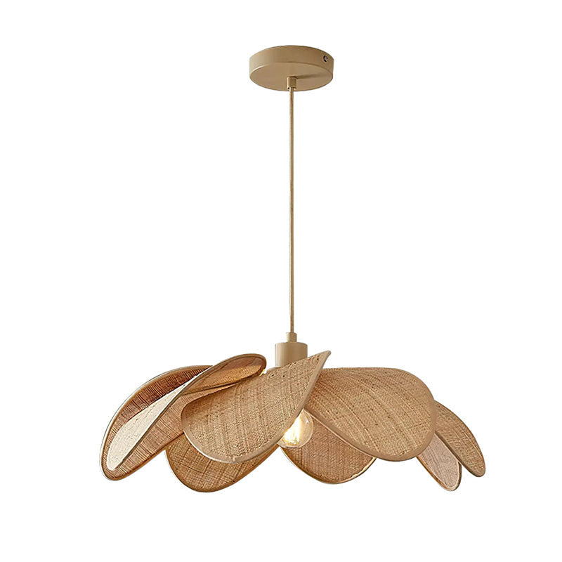 Odilia Oriental Rattan Pendant Light